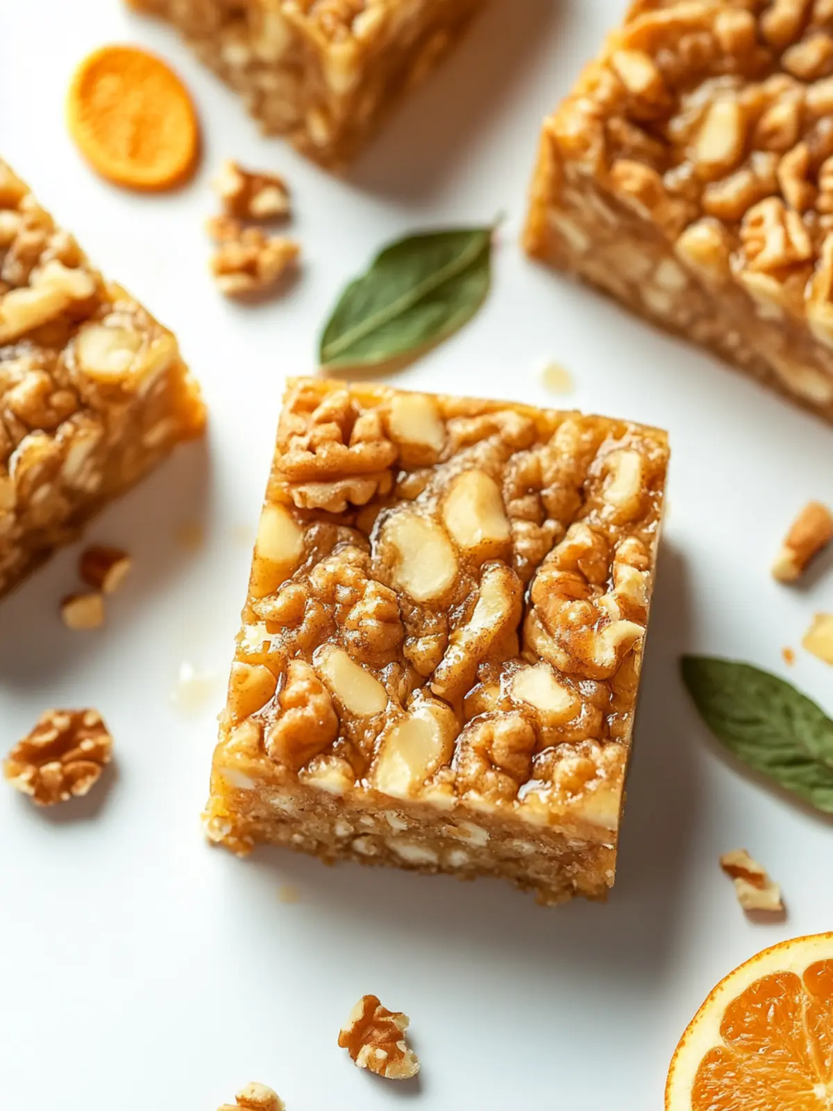 Apfel-Zimt-Haferflocken-Riegel aus dem Ofen