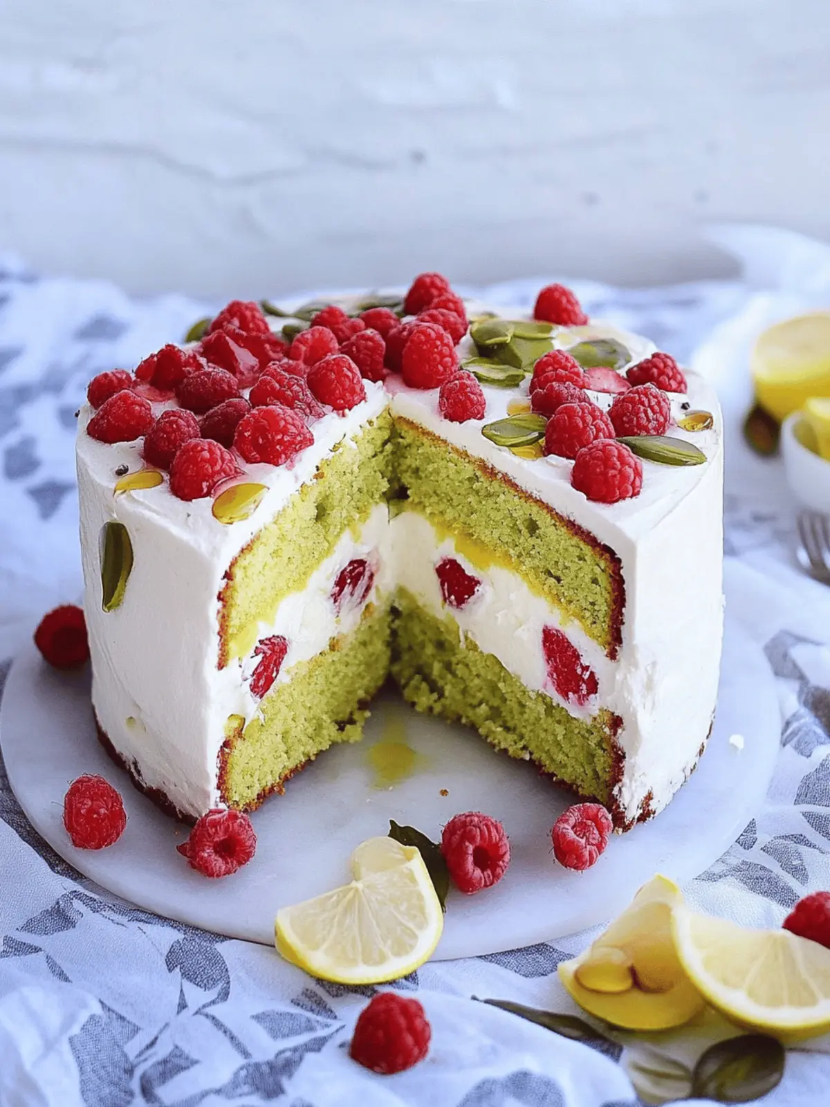 Feuchter Eierloser Pistazienkuchen für Naschkatzen