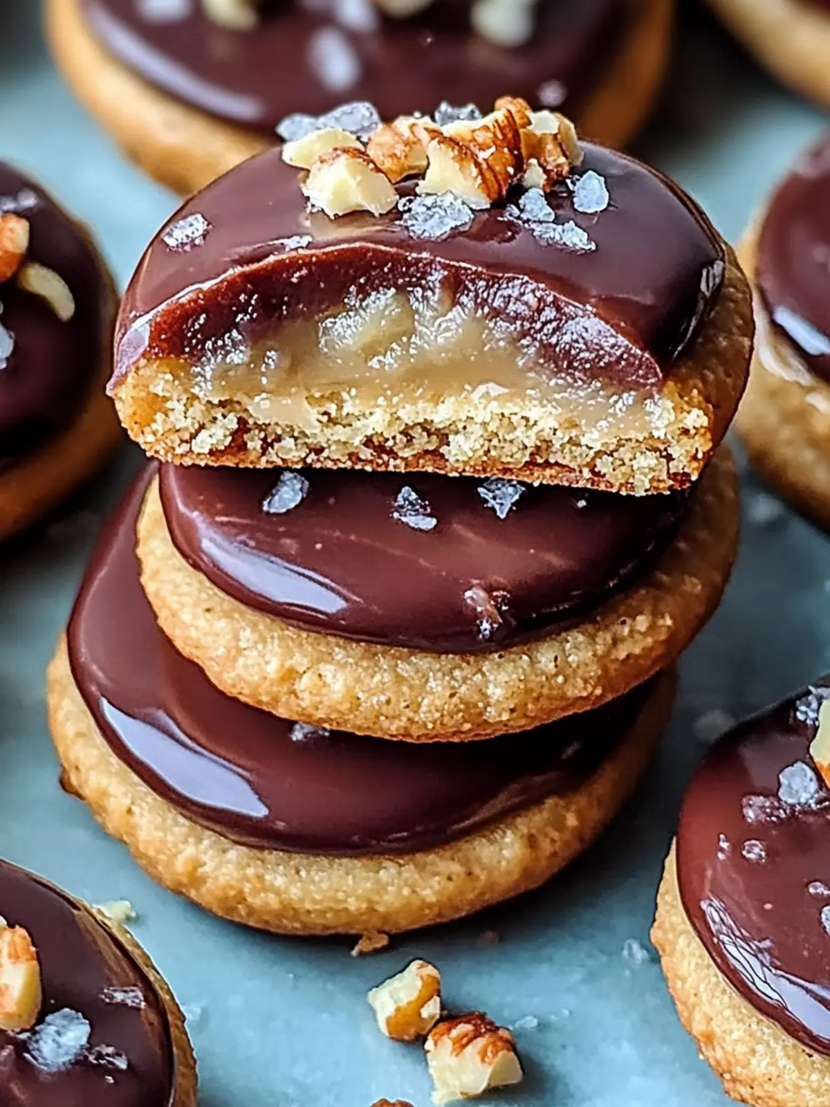 Beste Nougat-Plätzchen