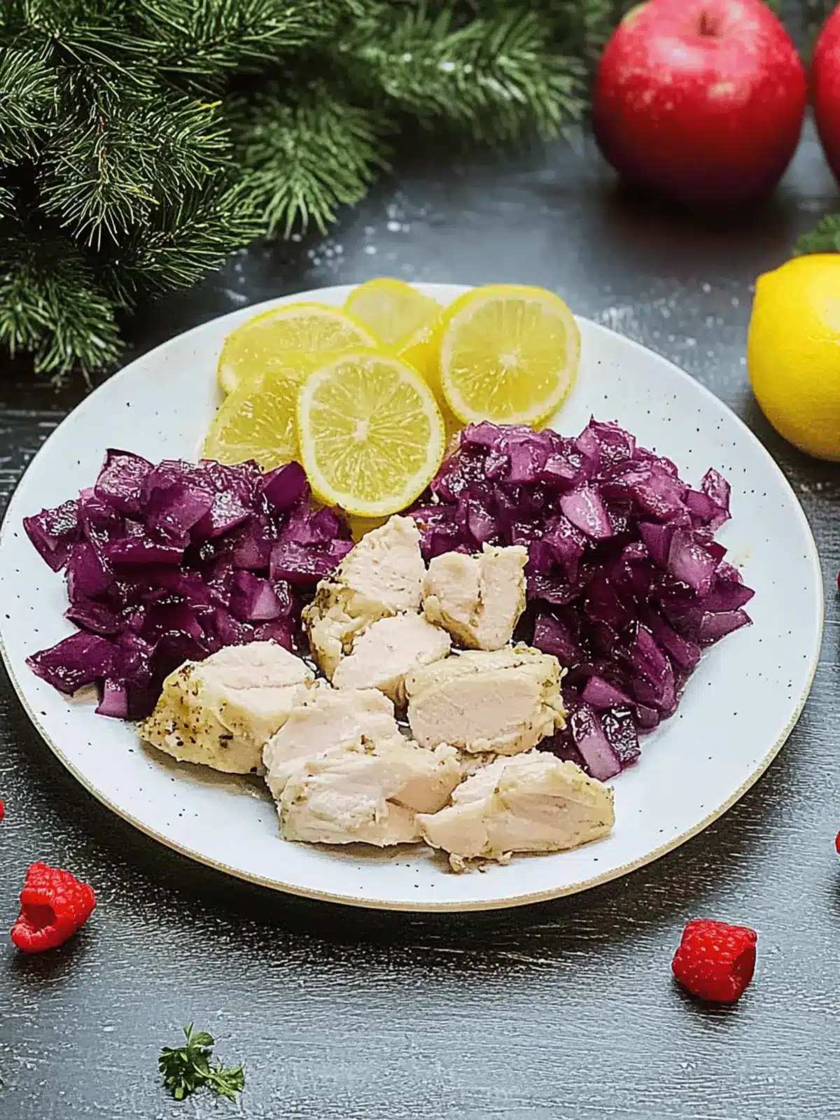 Hähnchenbrust weihnachtlich