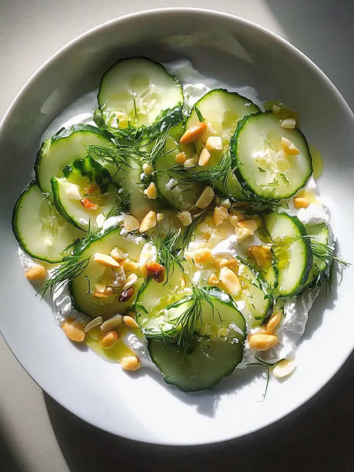 Gurken Joghurt Feta Salat