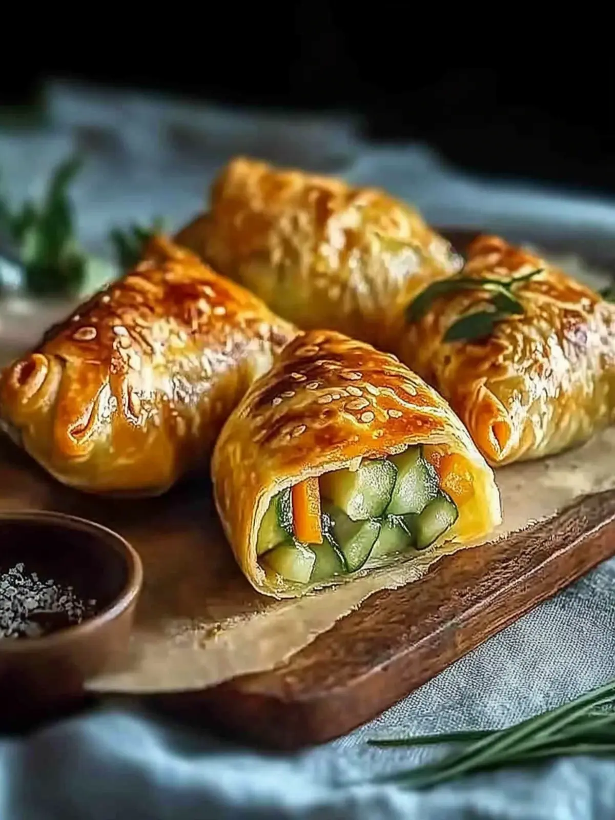 Knusprige Gemüsetaschen