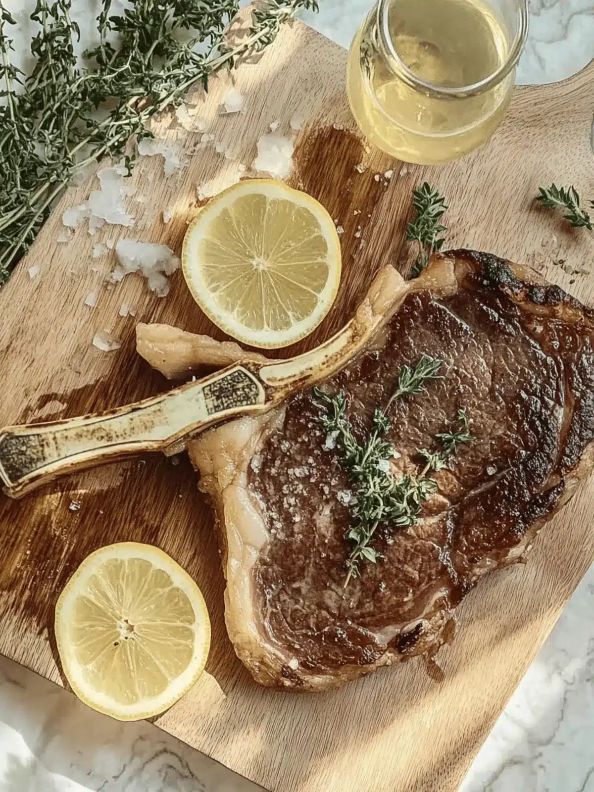 Pfannengebratenes Ribeye-Steak