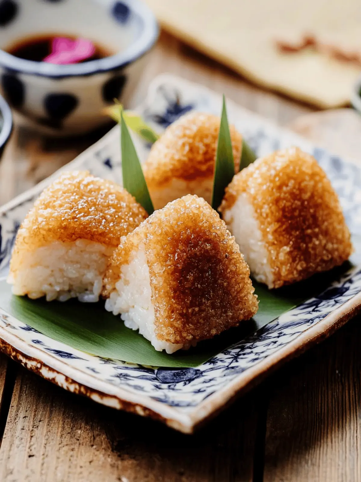 Yaki Onigiri mit Käse