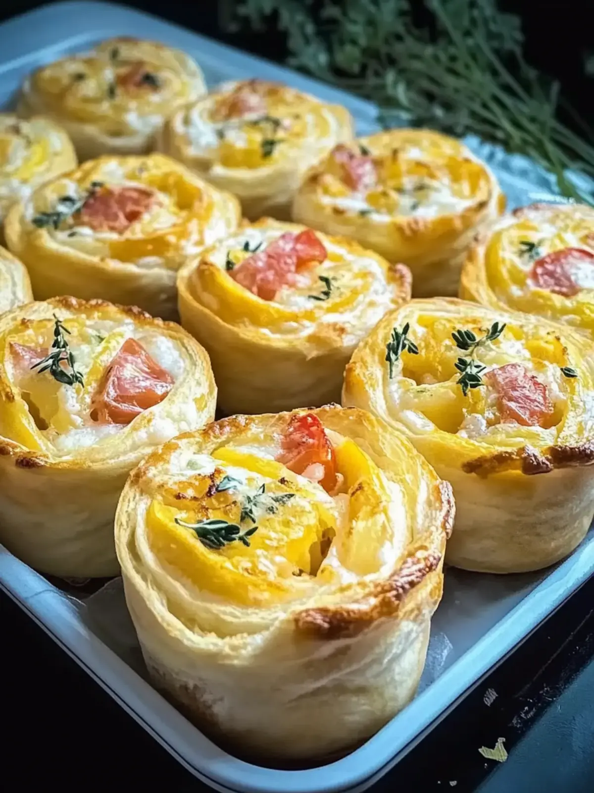 Frühstücksrollen mit Rührei