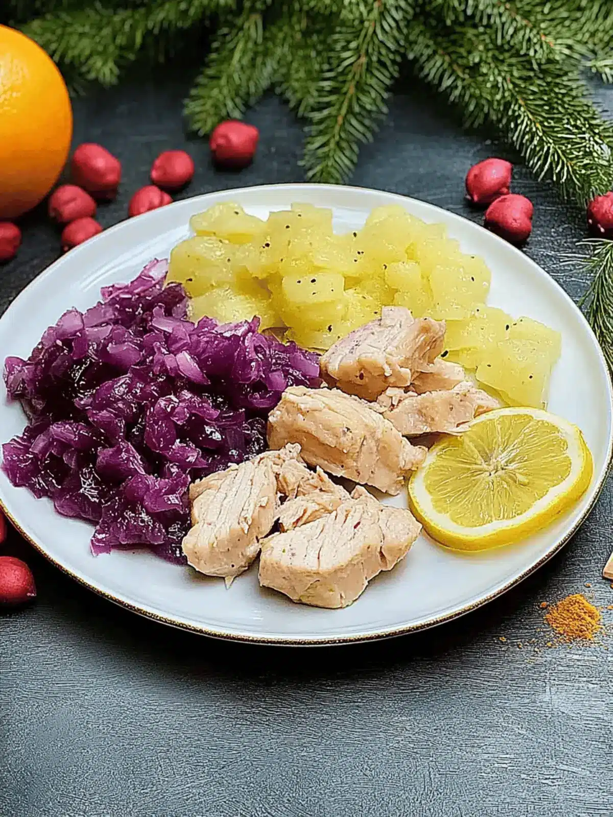 Hähnchenbrust weihnachtlich