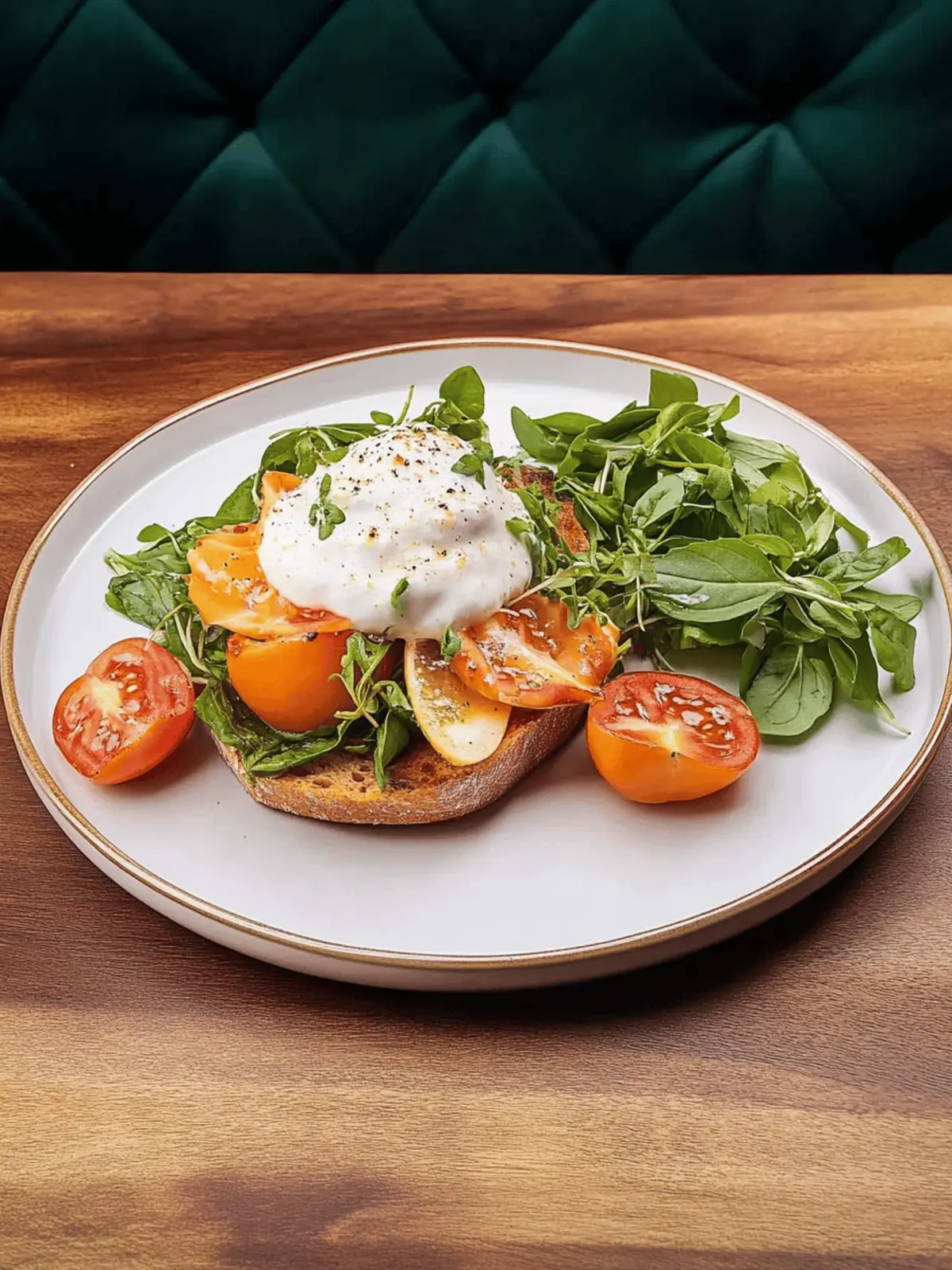 Avocado Burrata Bruschetta
