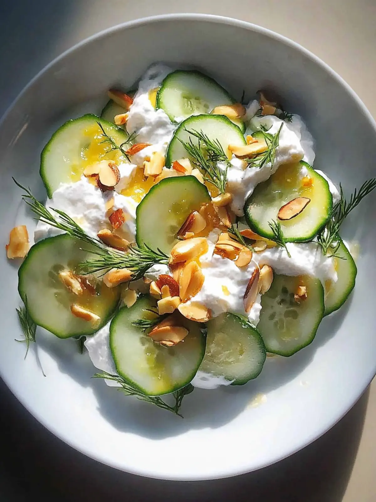 Gurken Joghurt Feta Salat