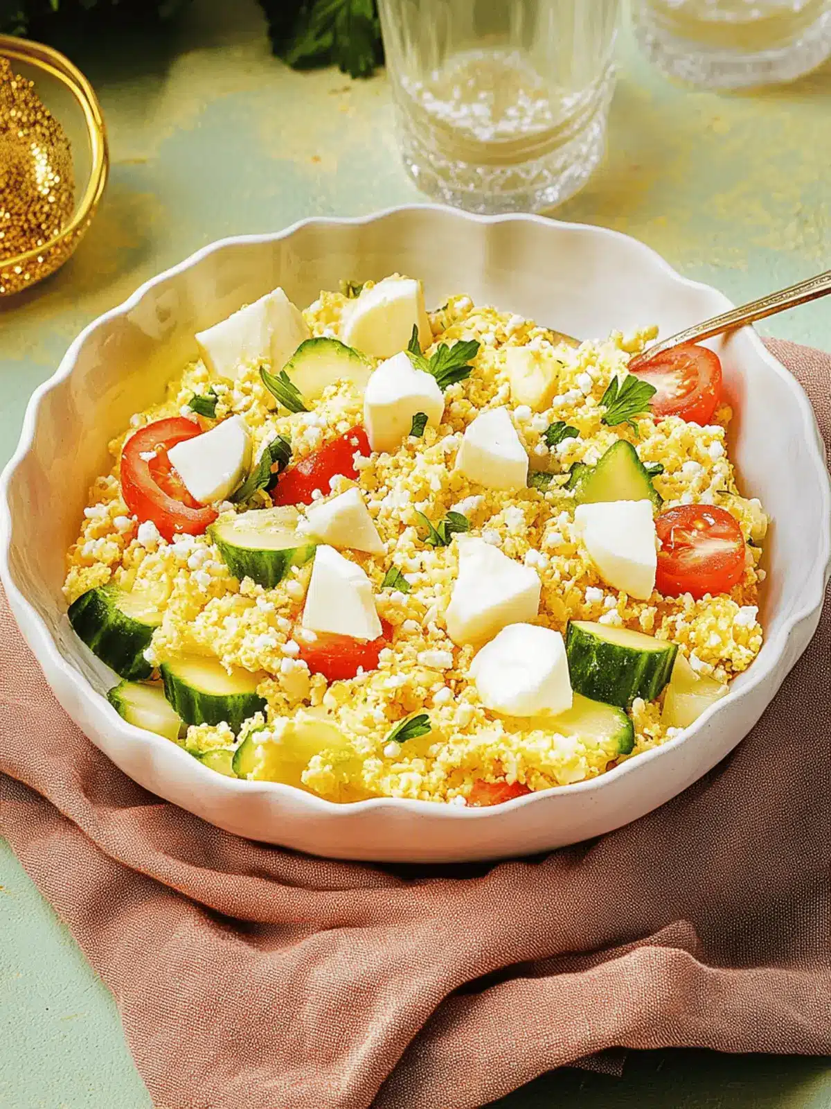 Couscoussalat mit Feta