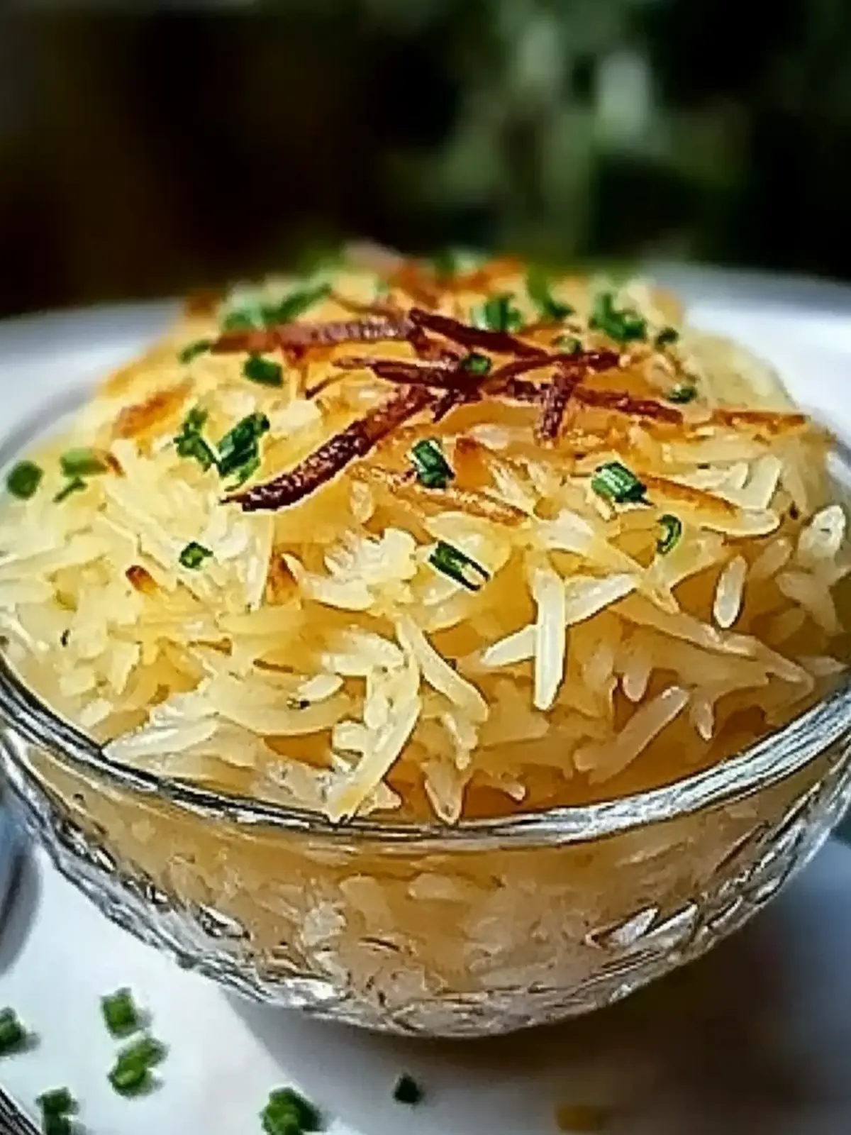 Goldener Zwiebel Butter Reis