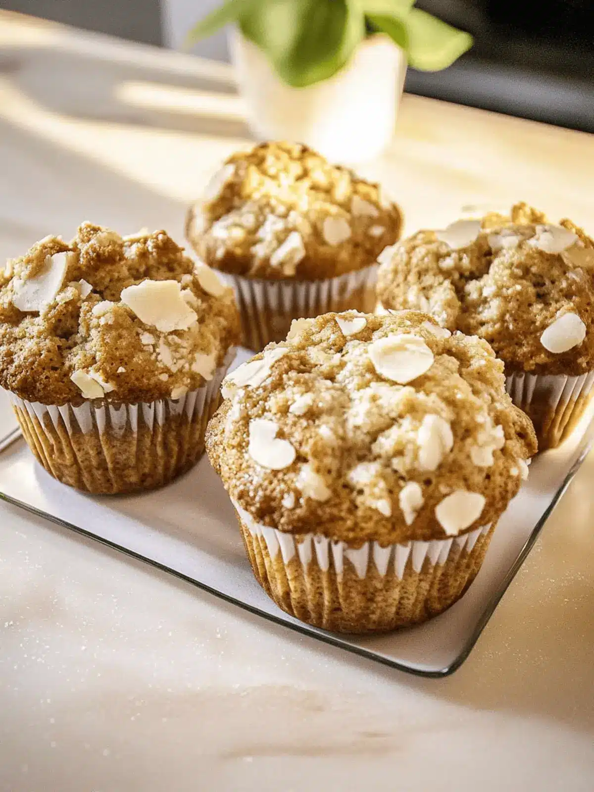 Vegane Apfelmuffins mit Streuseln