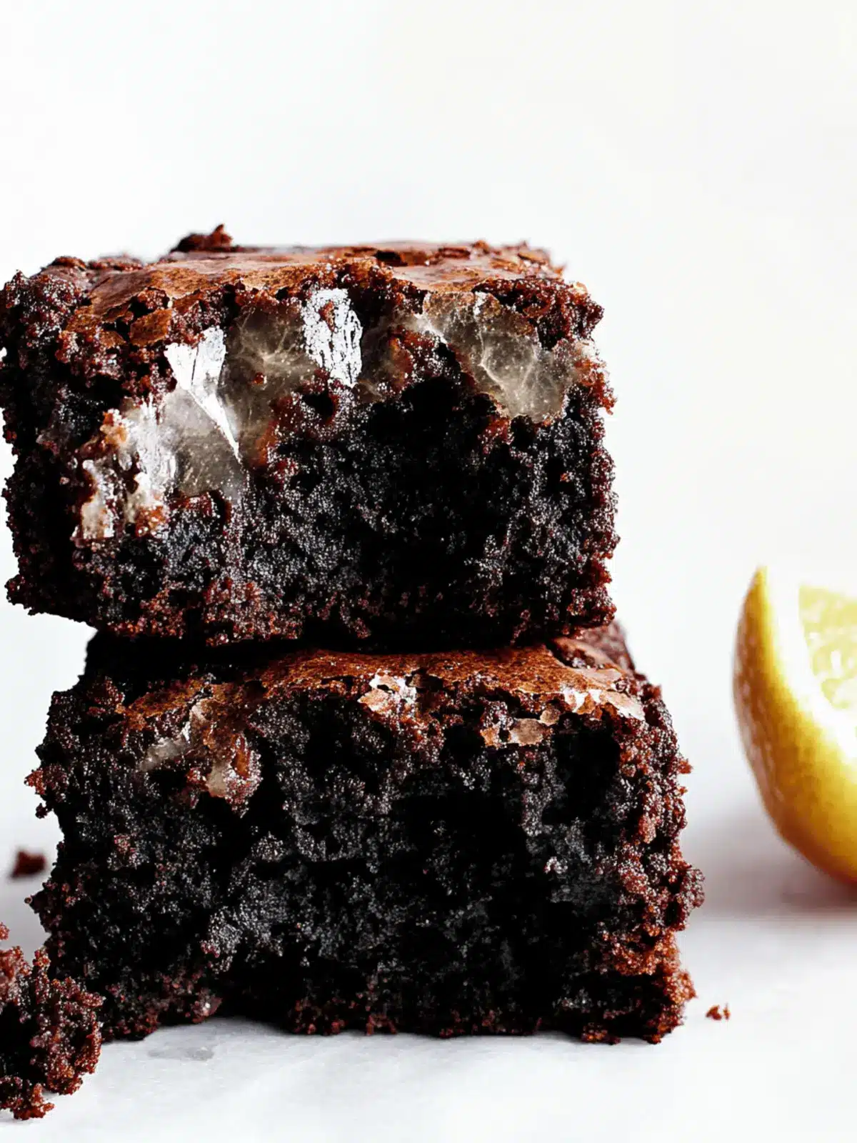 Reichhaltige glutenfreie Schokoladen-Zucchini-Brownies