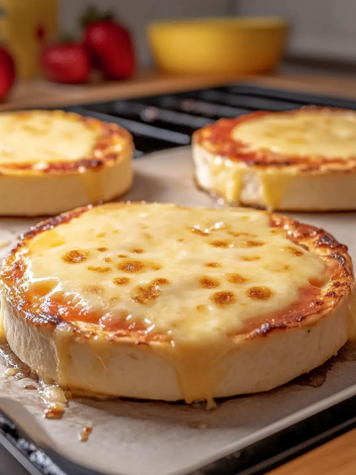 Hüttenkäsetaler aus dem Ofen