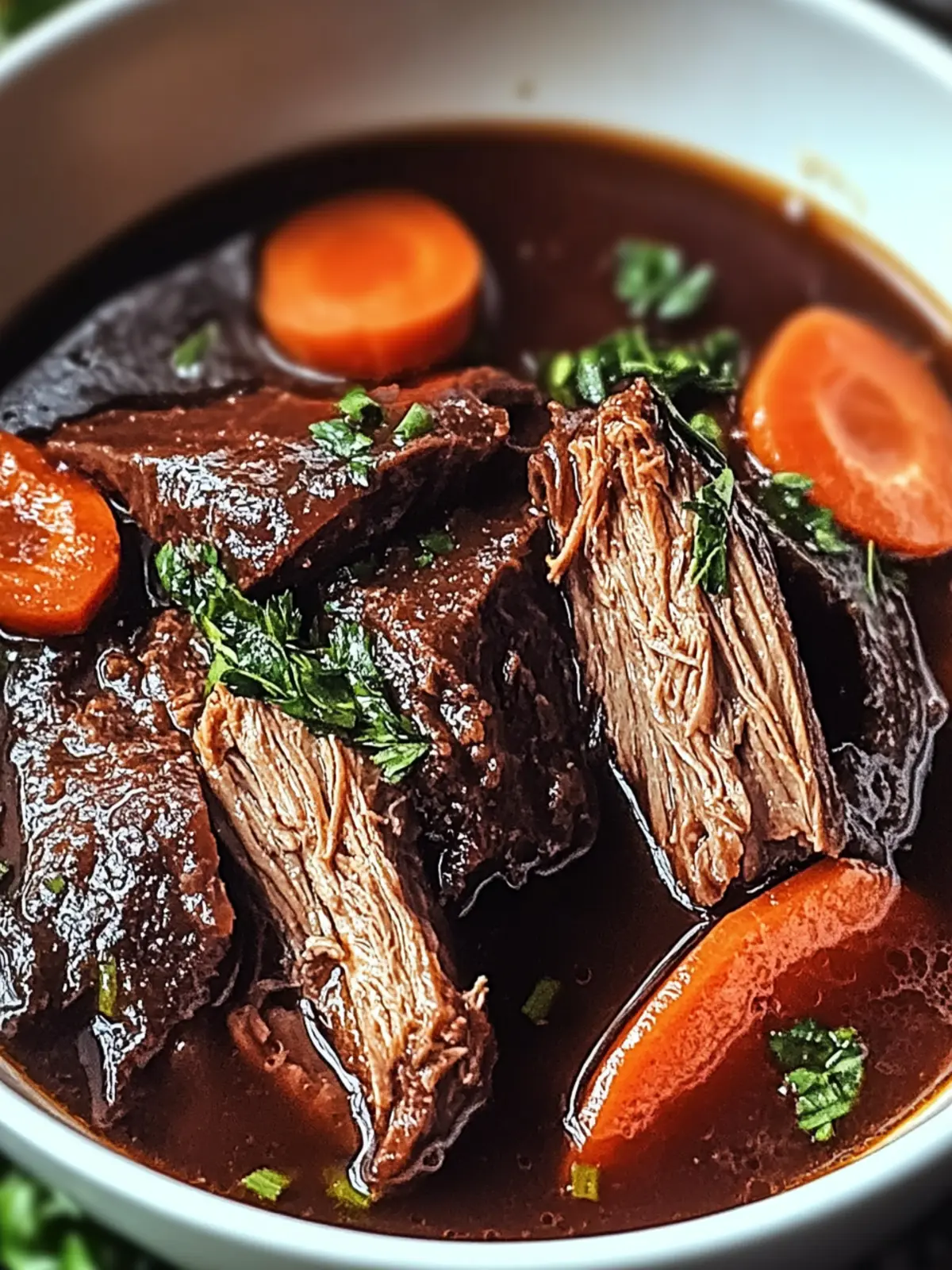Red wine braised beef for your well-being