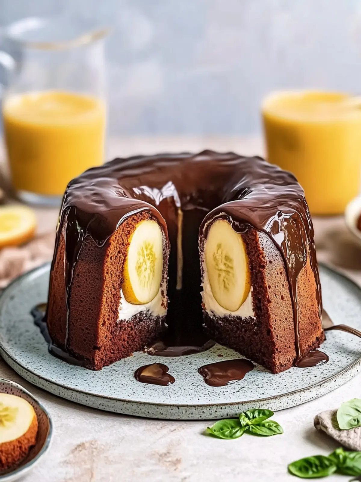 Schokokuchen mit Cheesecakefüllung