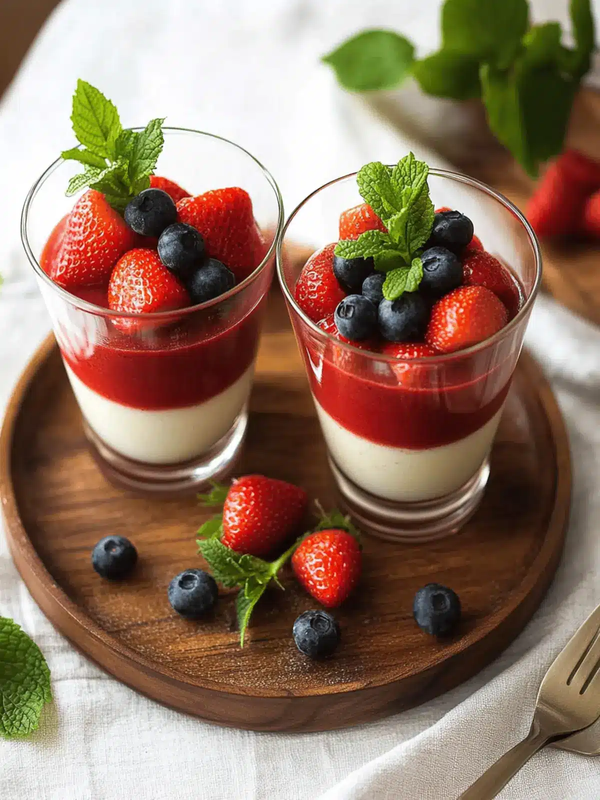 Zimt Panna Cotta ohne Gelatine