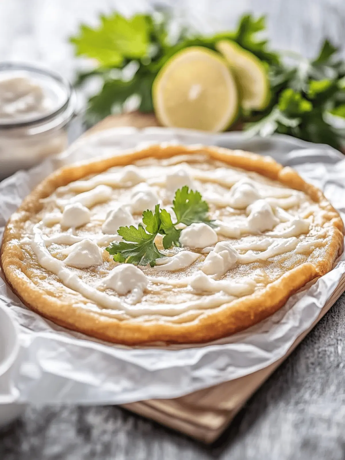 Langos from the hot air fryer