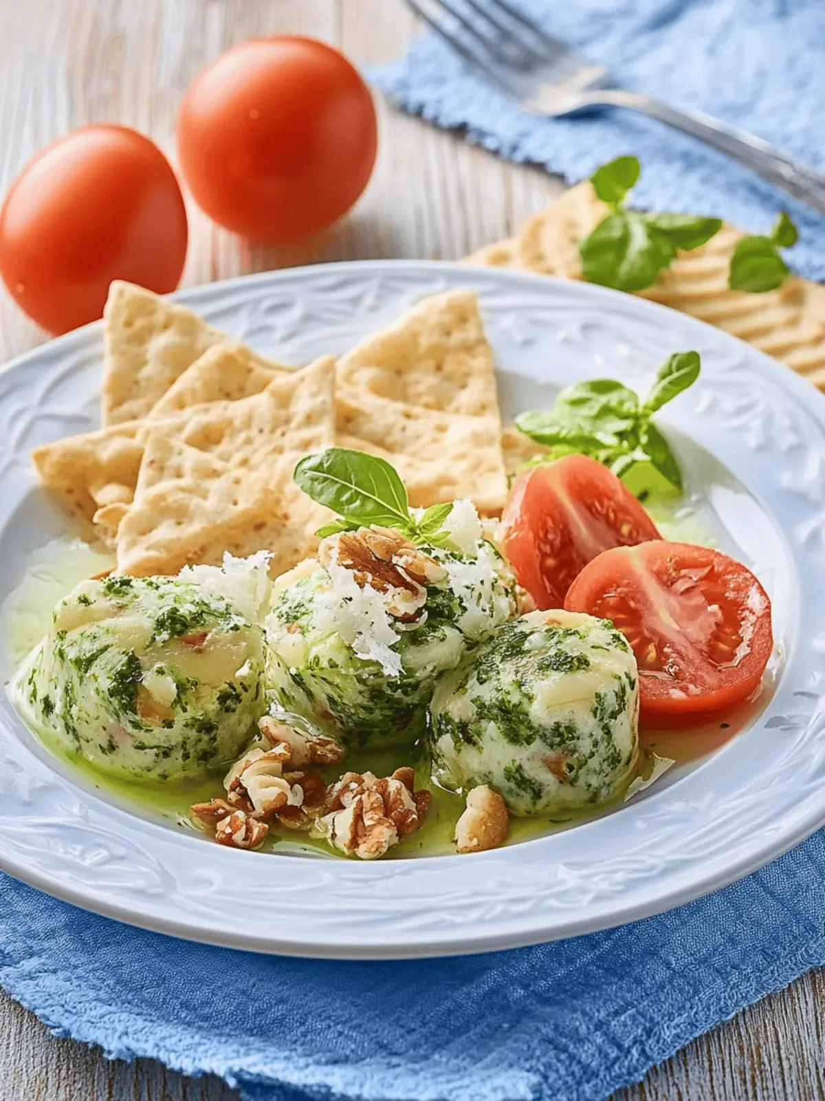 Südtiroler Spinatknödel