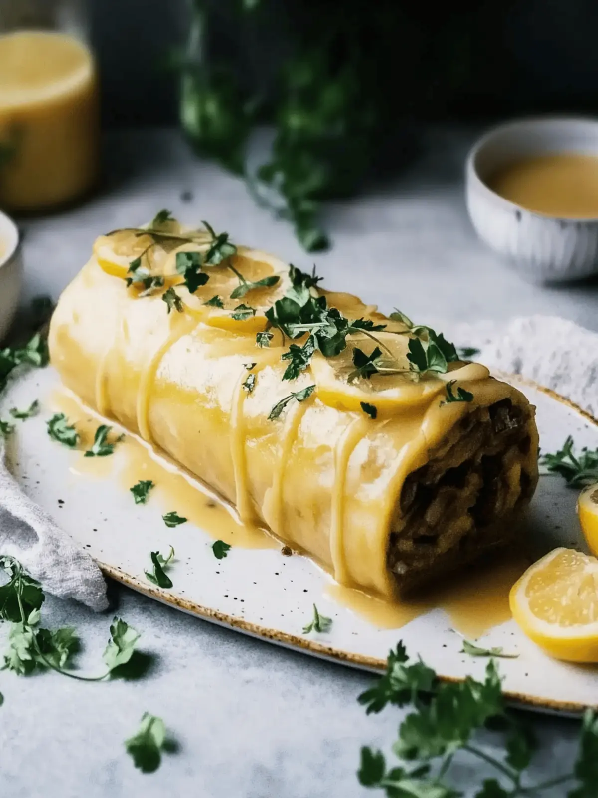 Vegane Kartoffelrolle