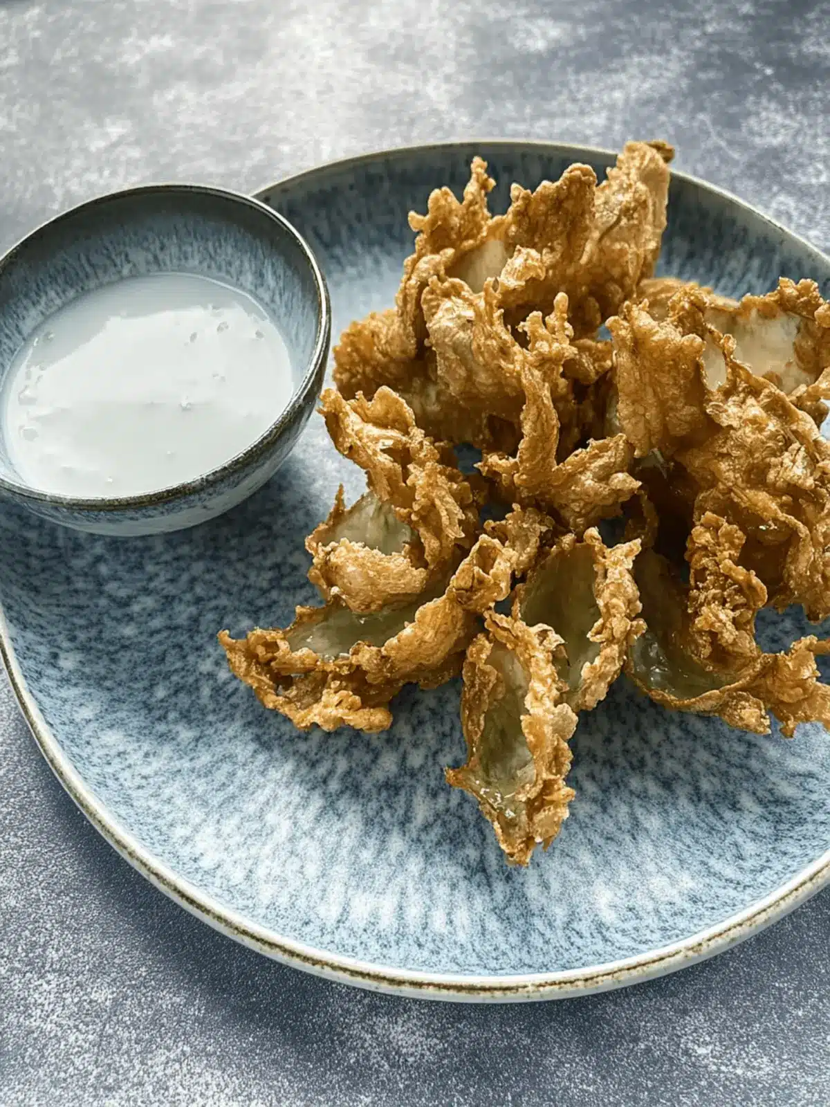 Blühende Zwiebel aus der Heißluftfritteuse