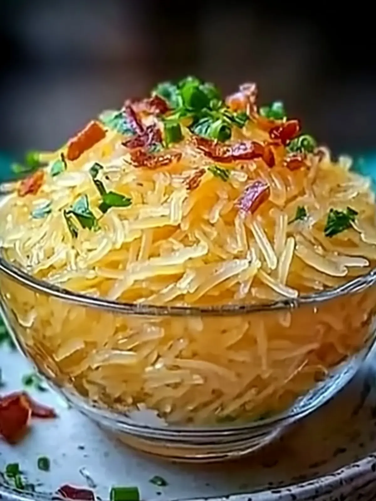 Goldener Zwiebel Butter Reis