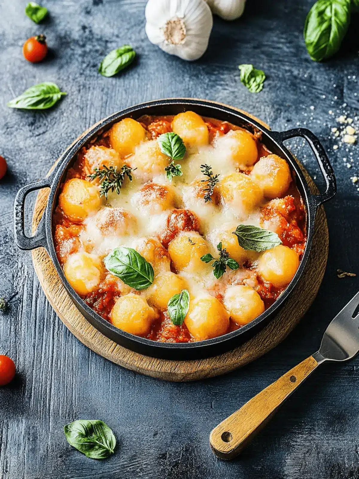 Überbackene Gnocchi mit Käse für herzlichen Genuss