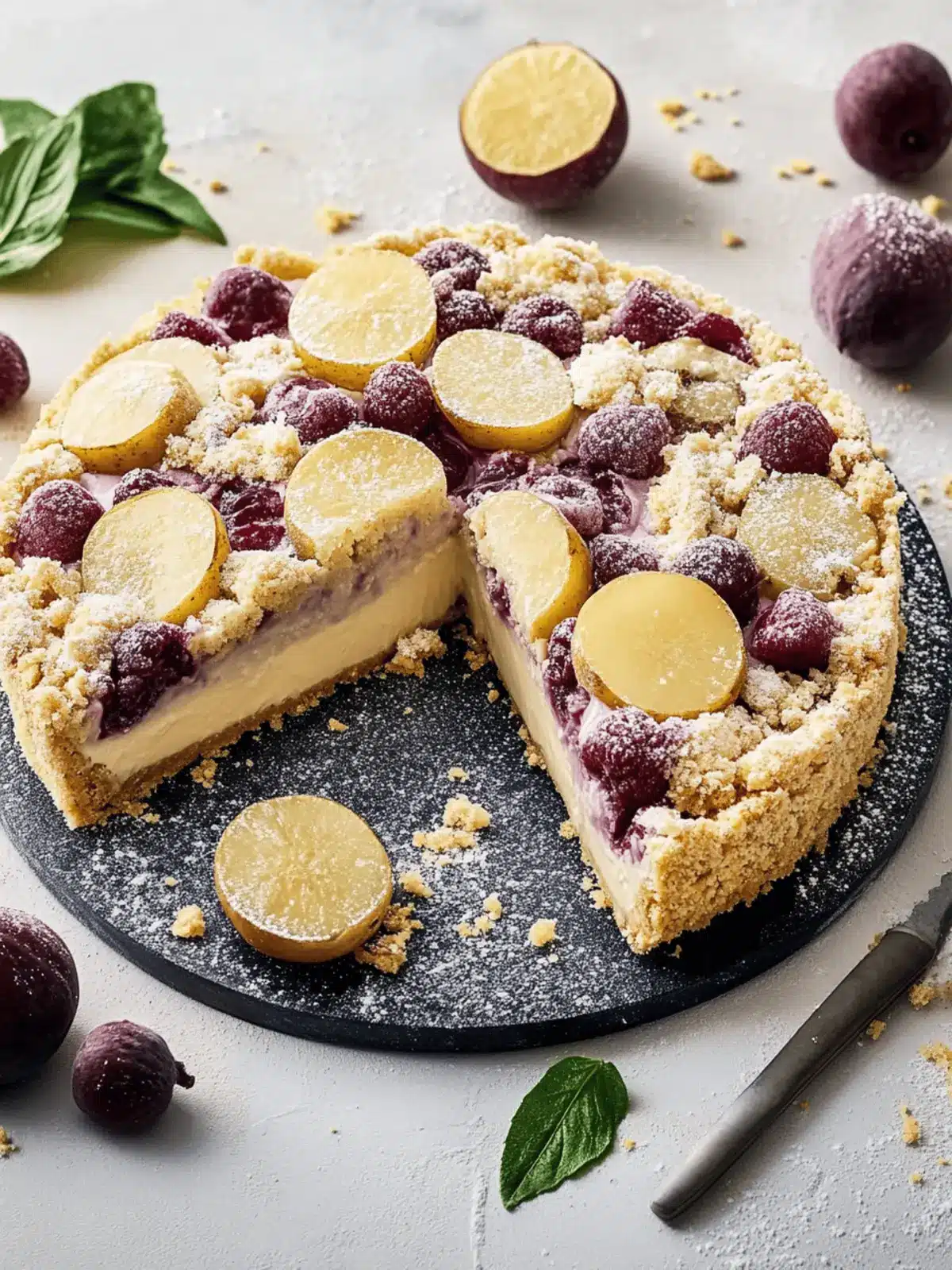 Pflaumenkuchen mit Vanillepudding Rezept einfach genießen