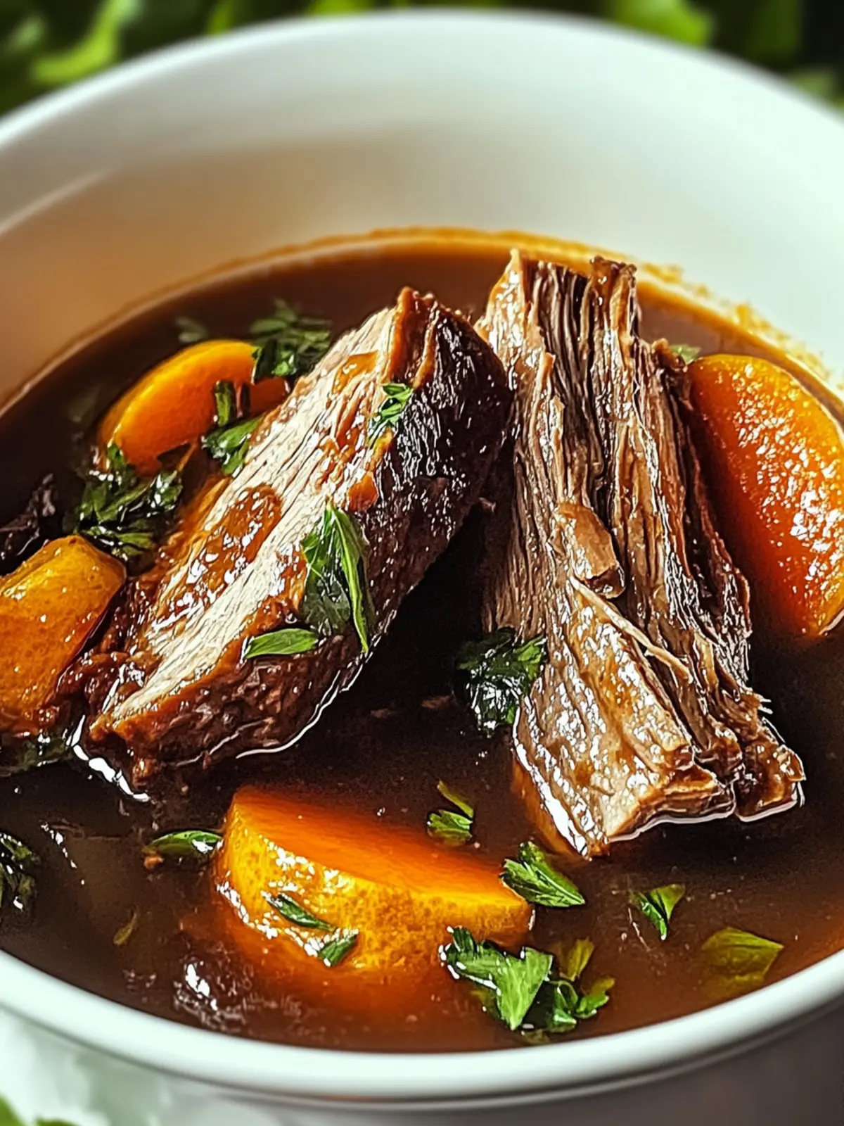 Red wine braised beef for your well-being