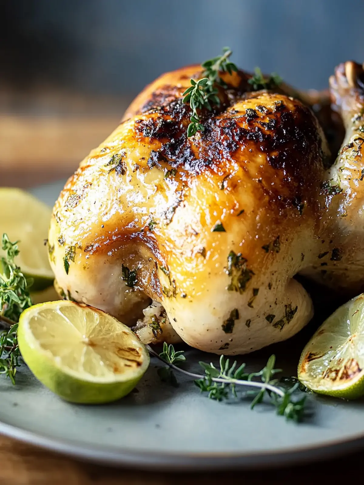 Ganzes Hähnchen aus der Heißluftfritteuse