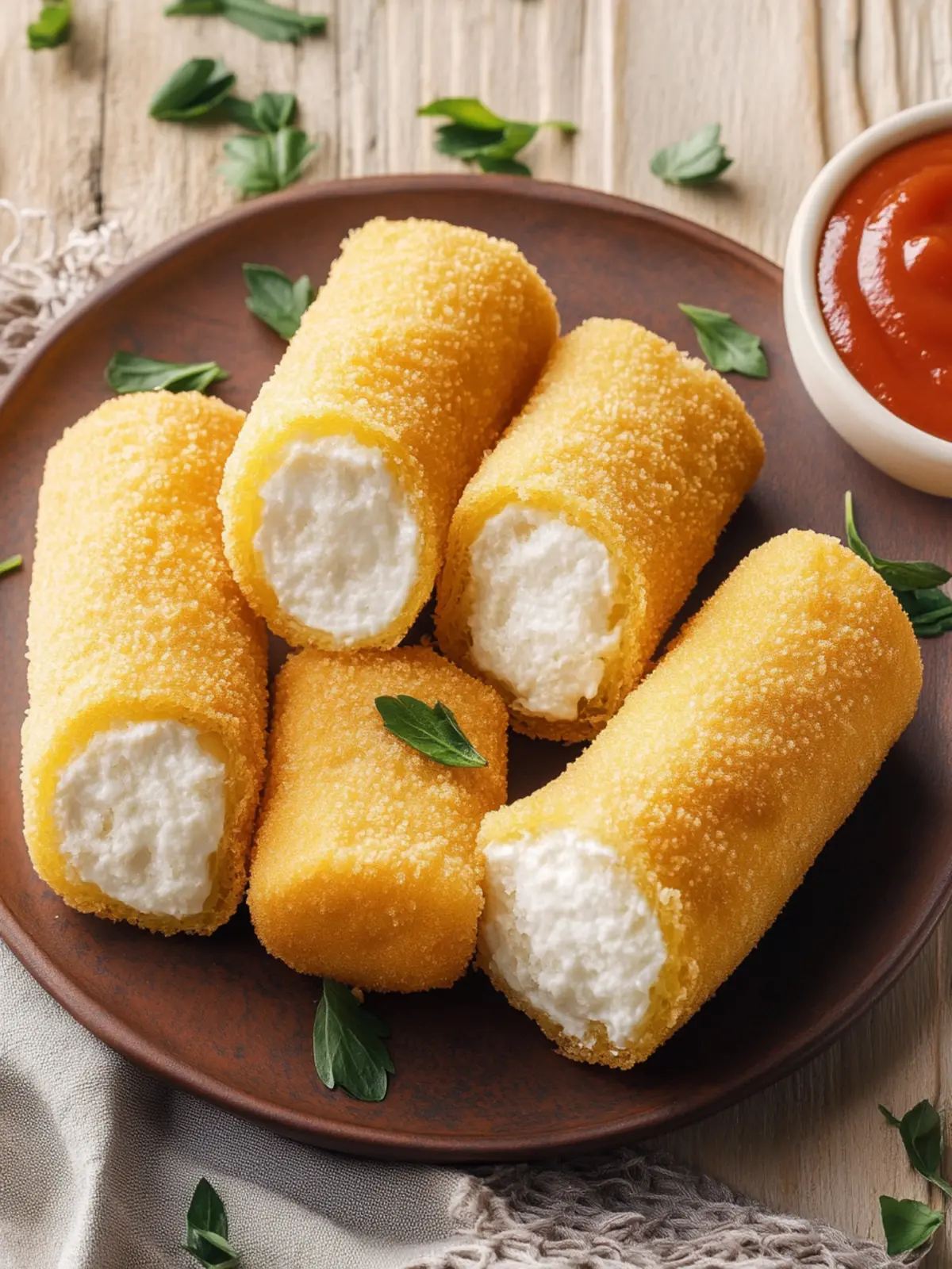 Filled pancake rolls like at grandma's