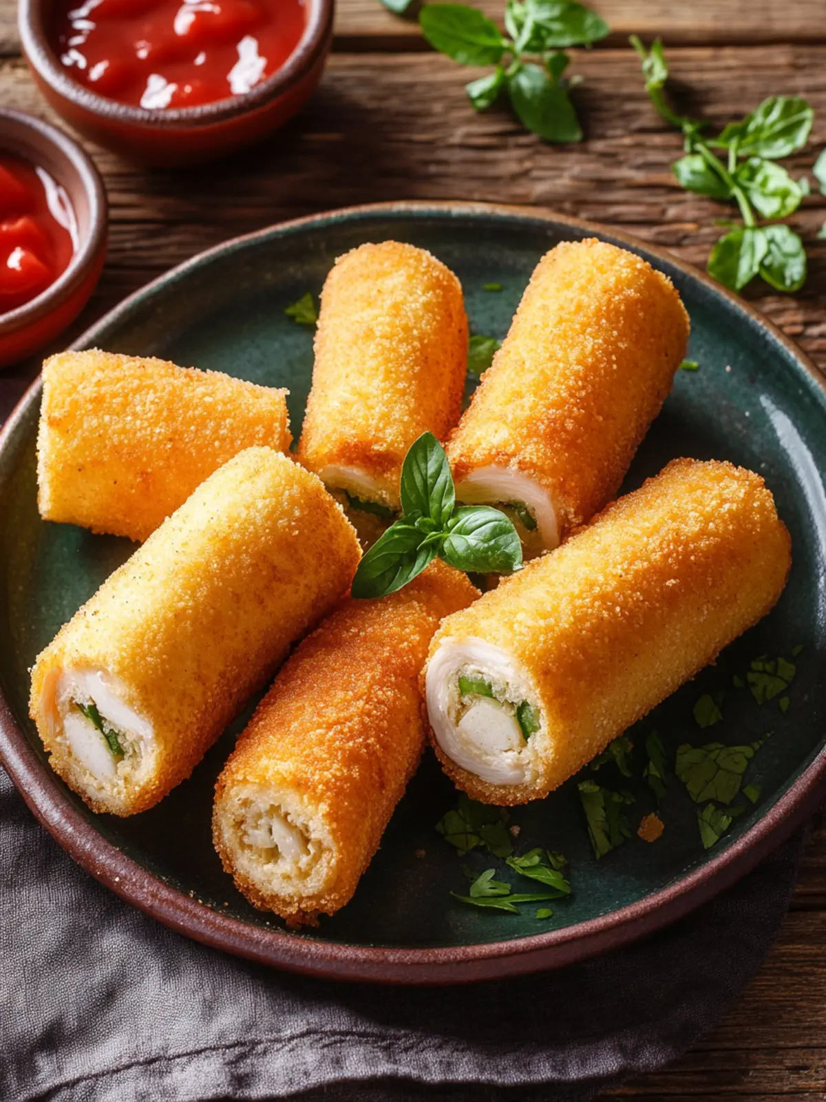 Filled pancake rolls like at grandma's