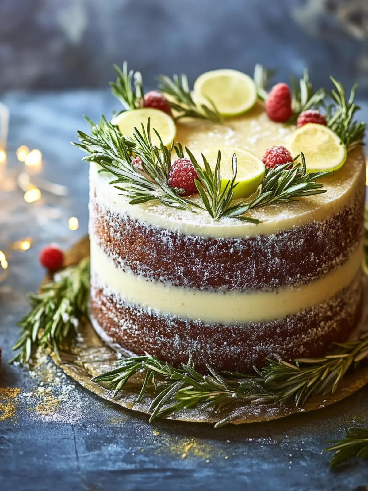 Nackter Lebkuchenkranzkuchen Rezept