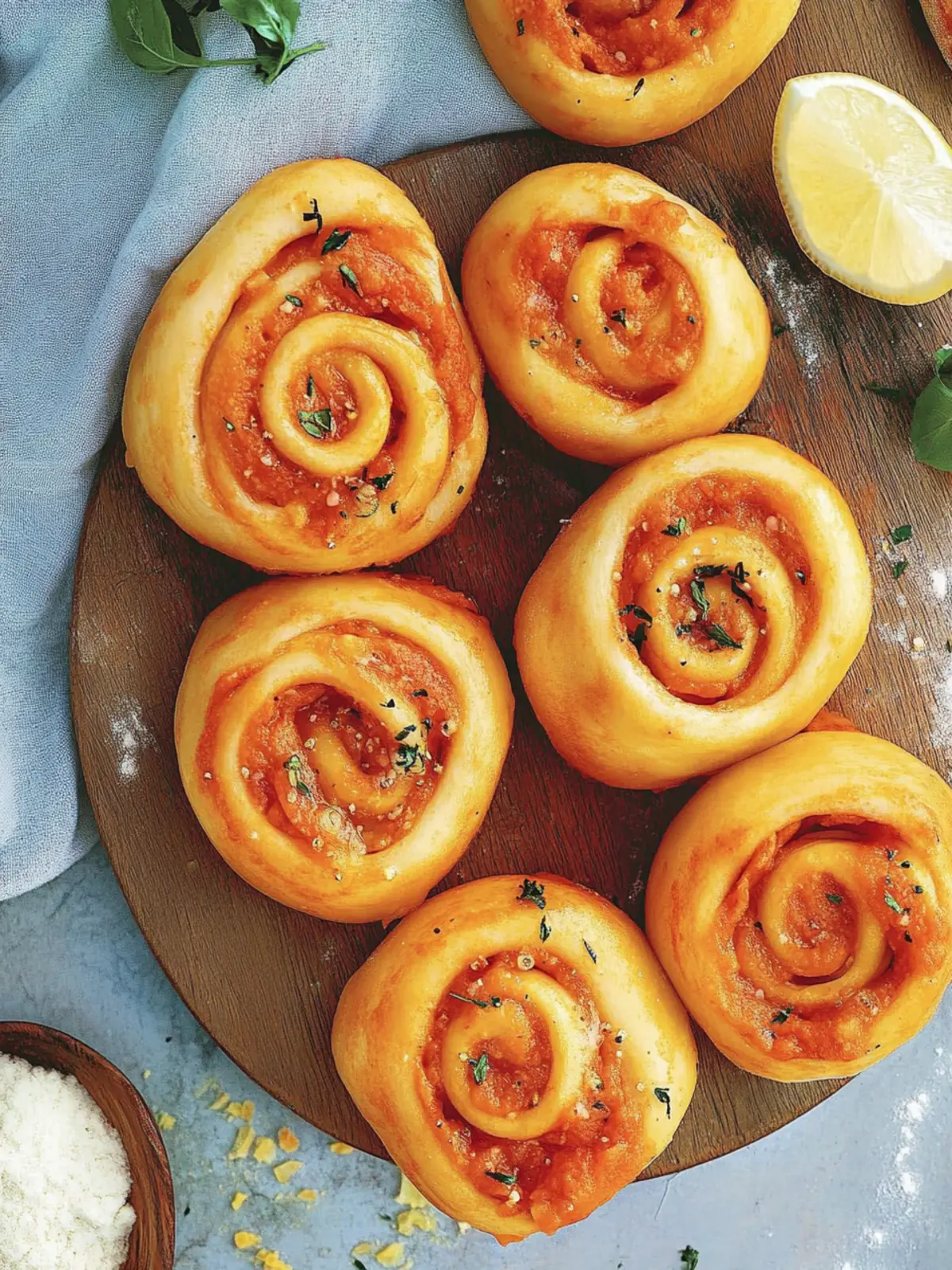 Vegane Pizzaschnecken