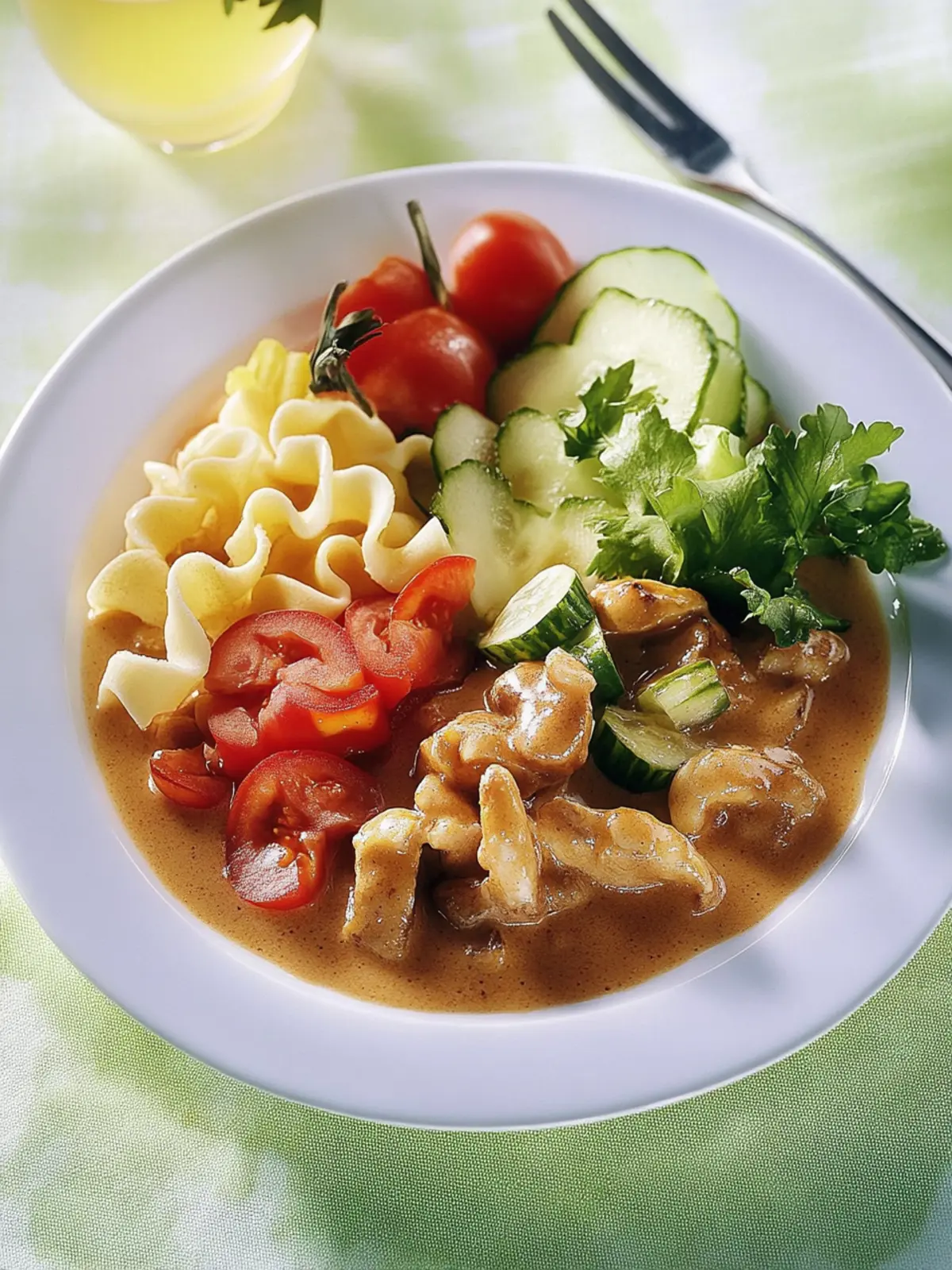 Züricher Geschnetzeltes mit Champignons und Spätzle