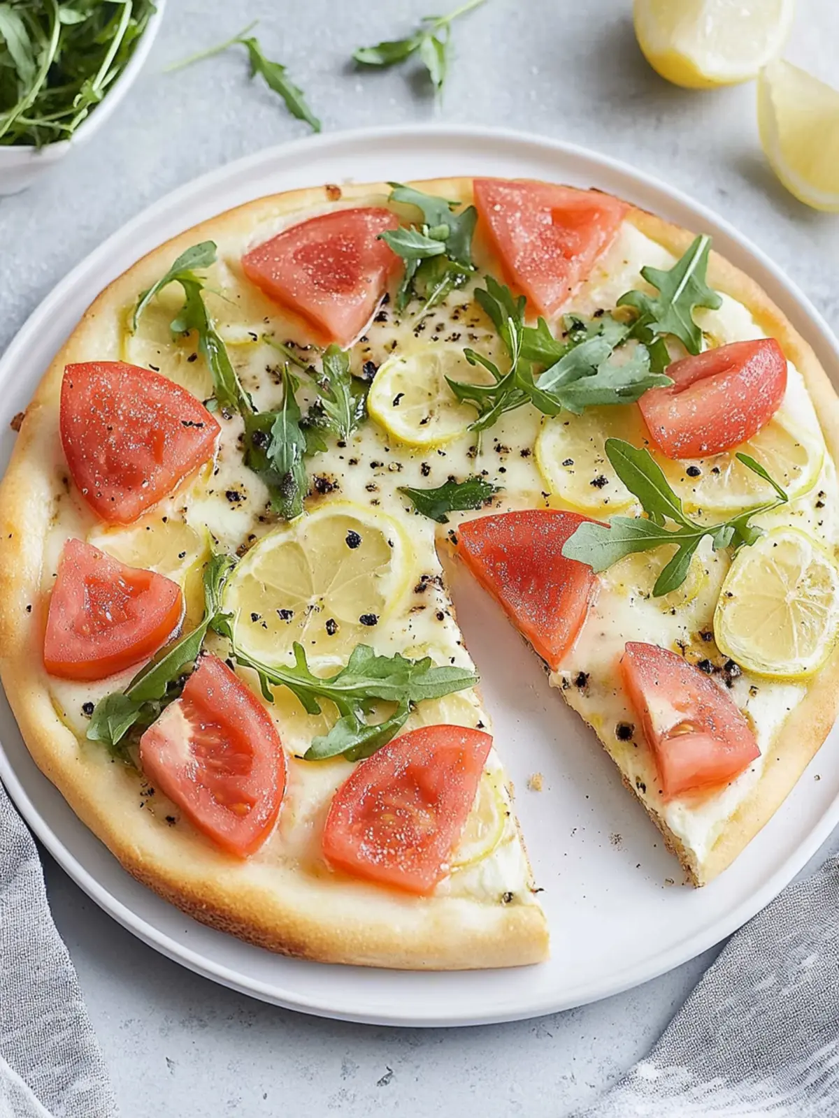 Lachs-Pizza