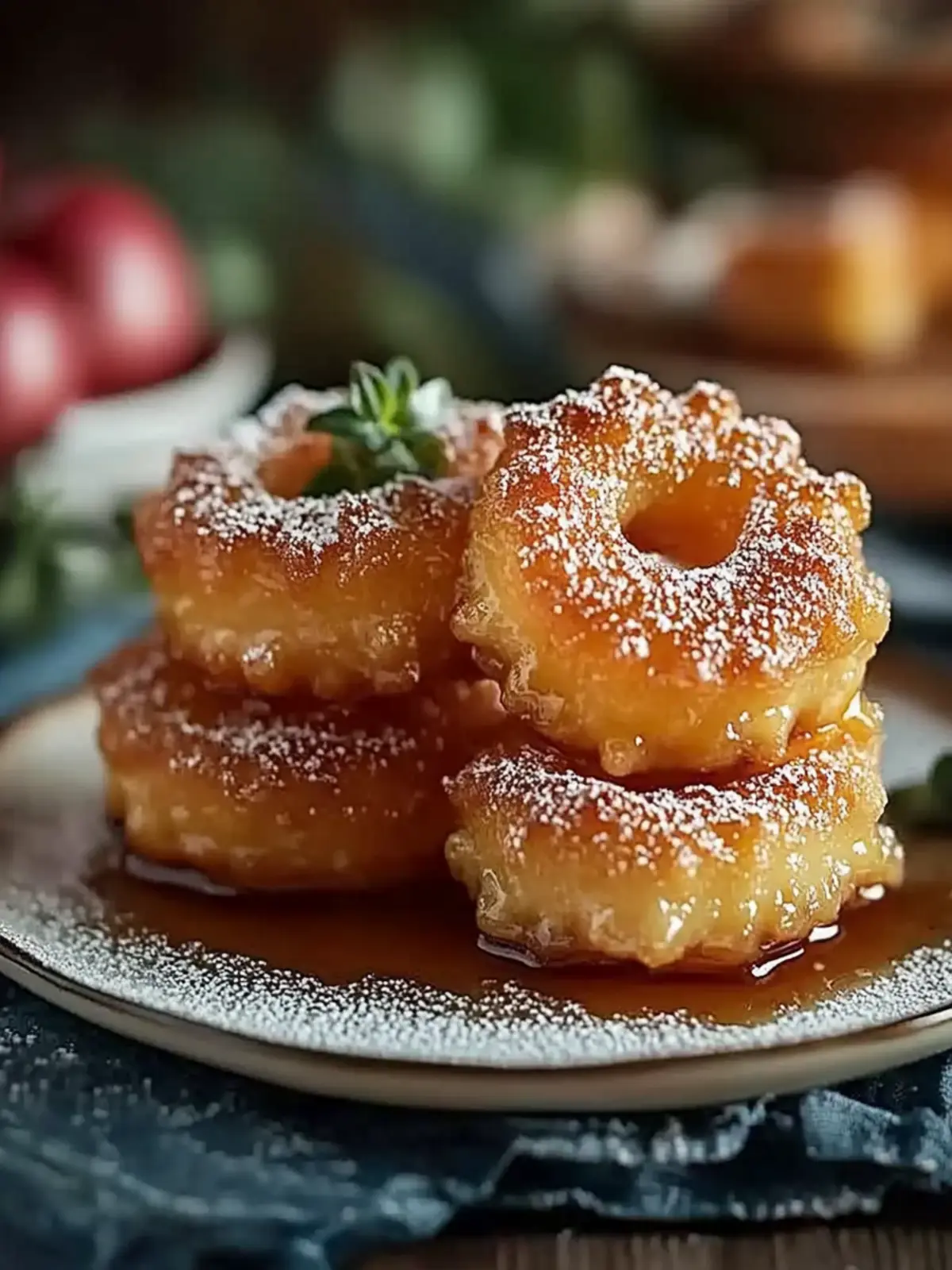 Airfryer Apfelringe mit Zimt