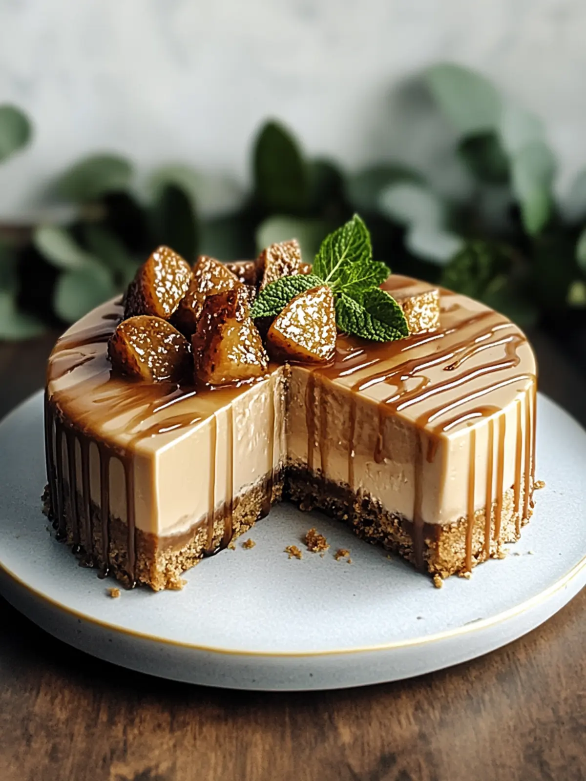 Spekulatius Karamell Käsekuchen