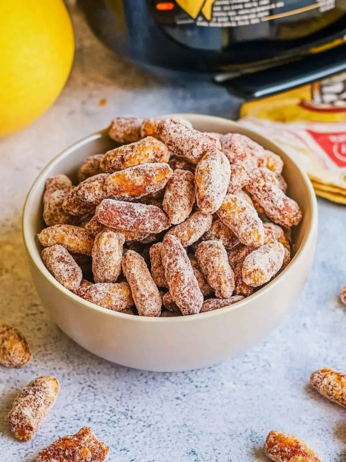 Gebrannte Mandeln aus der Heißluftfritteuse