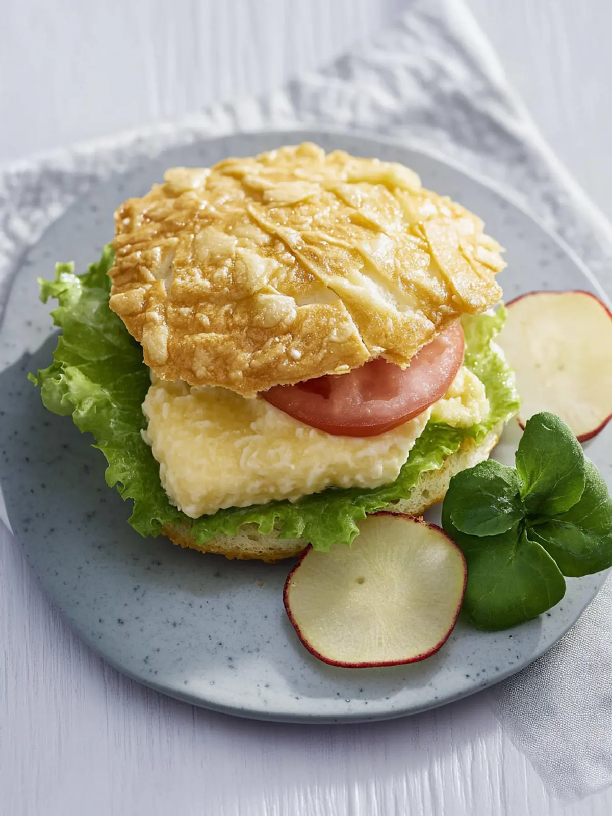 Käsekrusti mit Käse-Schinken