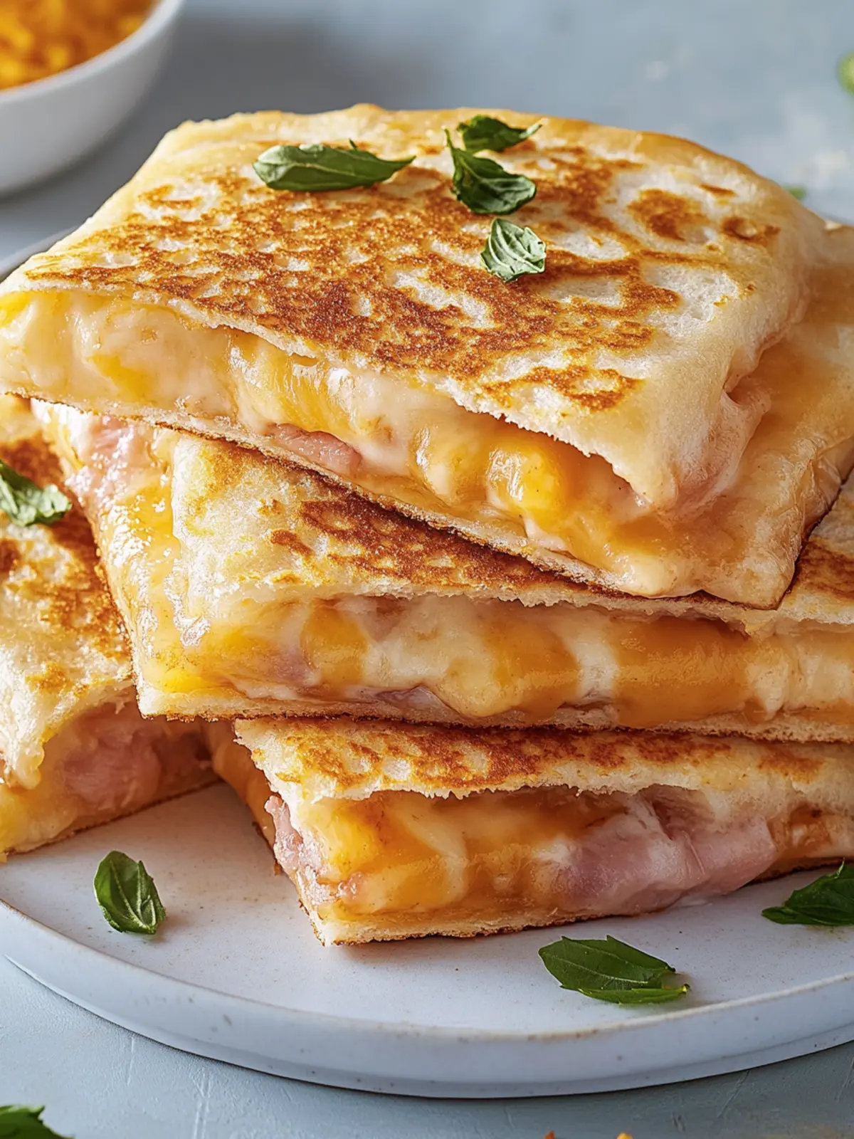 Schinken-Käse-Taschen im Airfryer