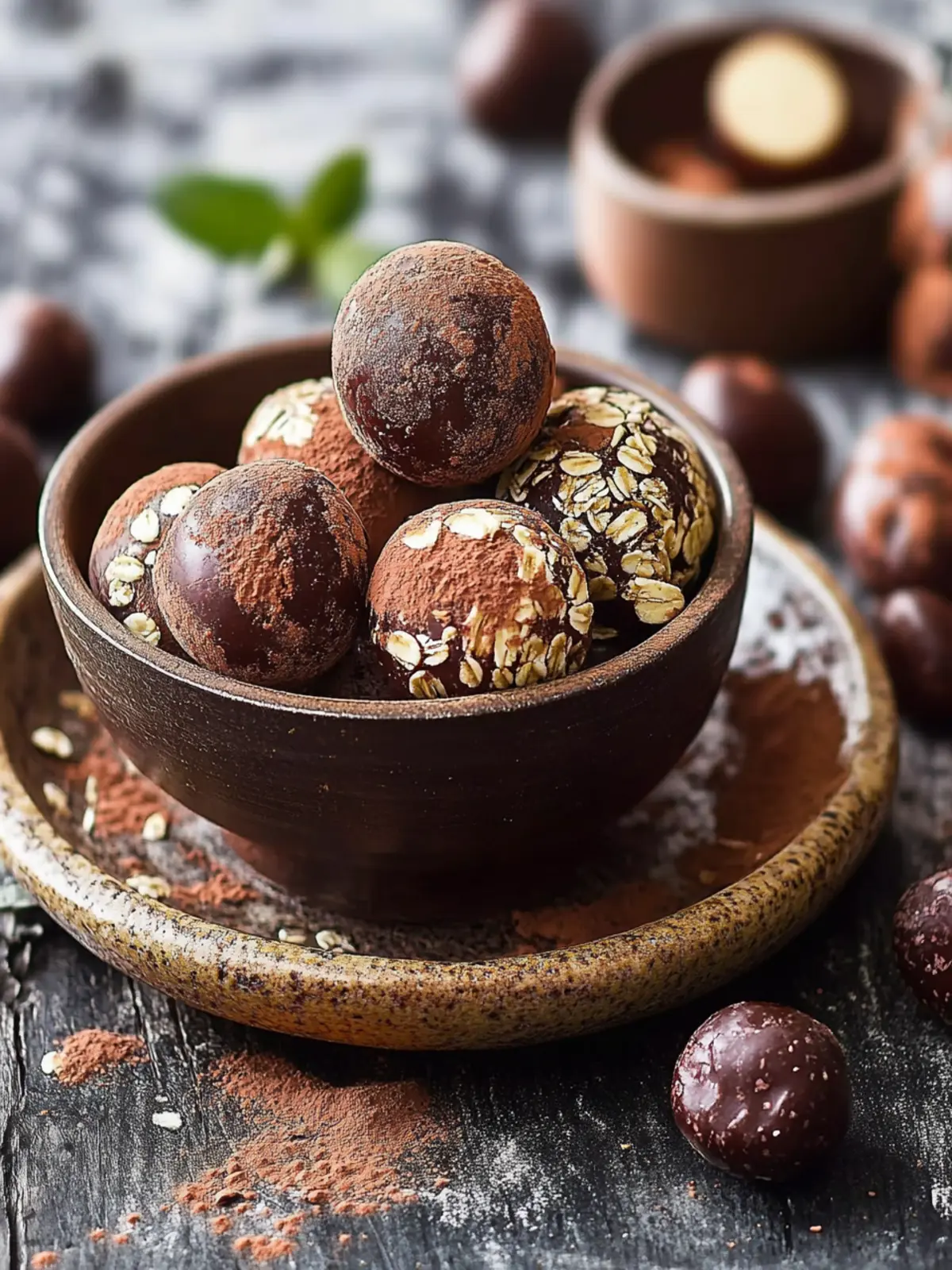 Gift homemade tiramisu truffles for Christmas