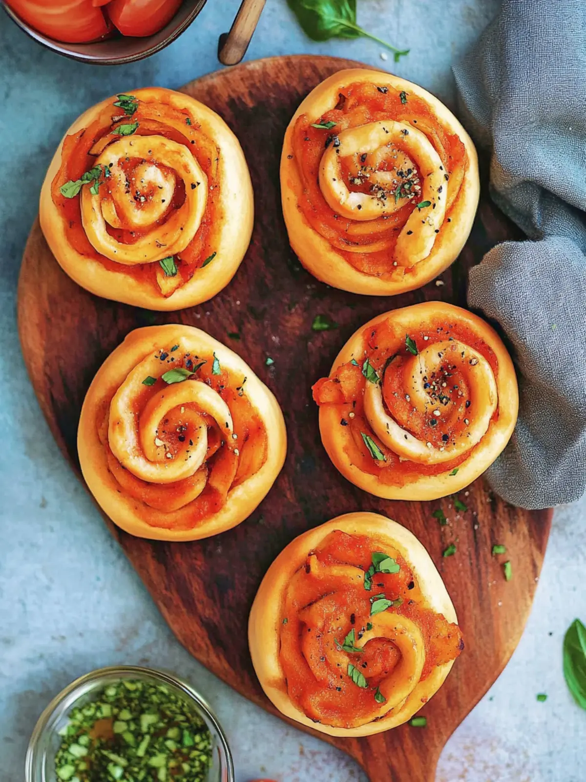 Vegane Pizzaschnecken