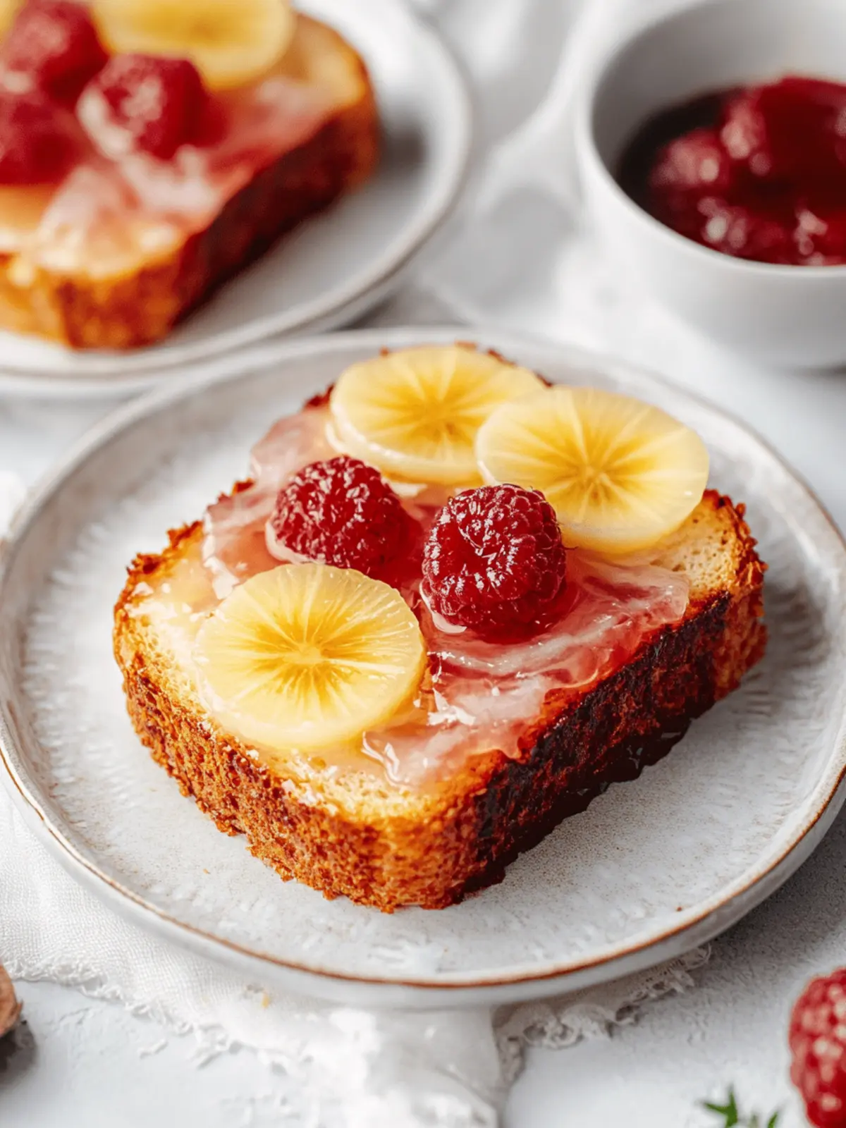Toast Hawaii aus der Heißluftfritteuse