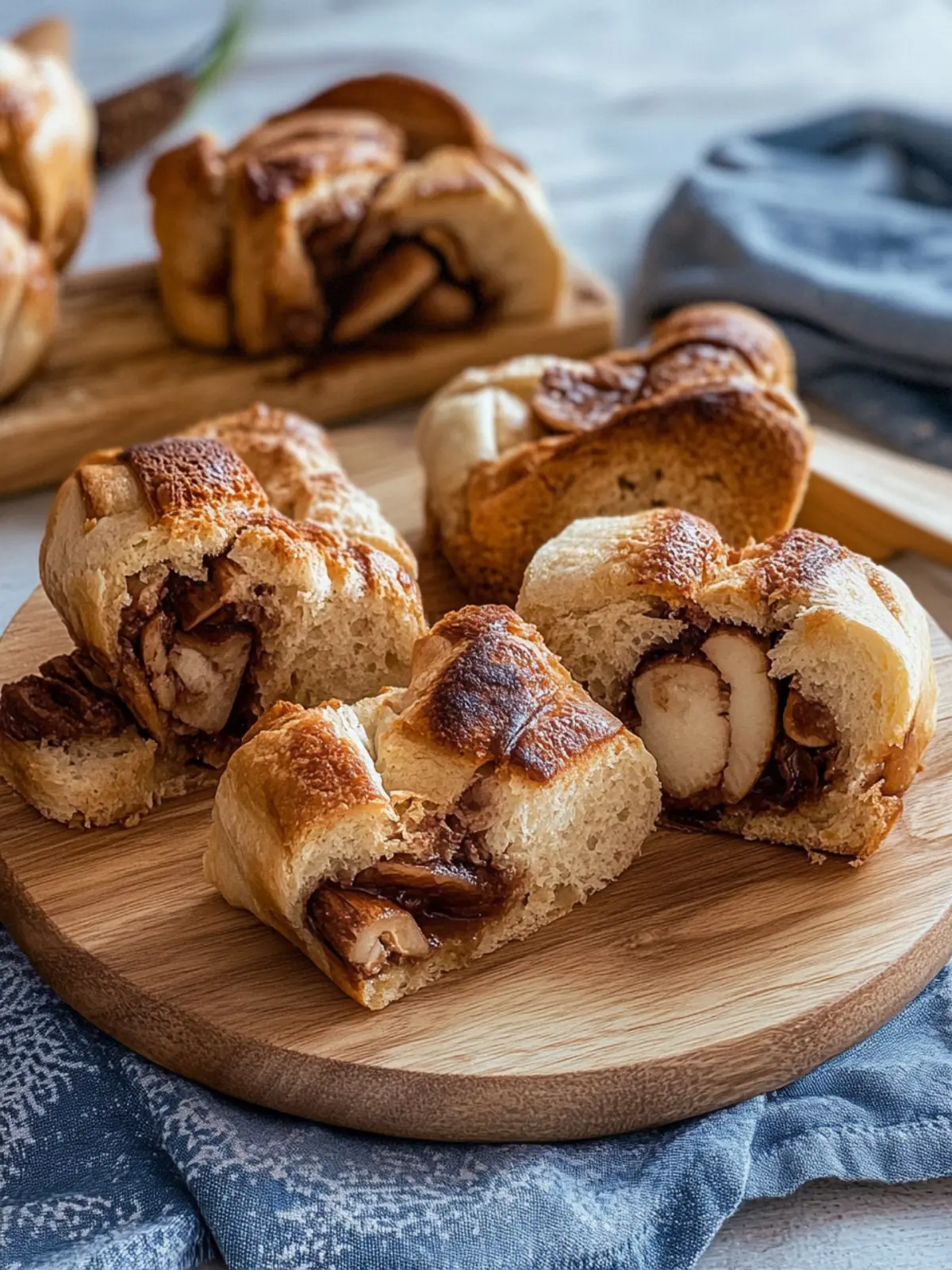 Weiche Schoko Spekulatius Brötchen