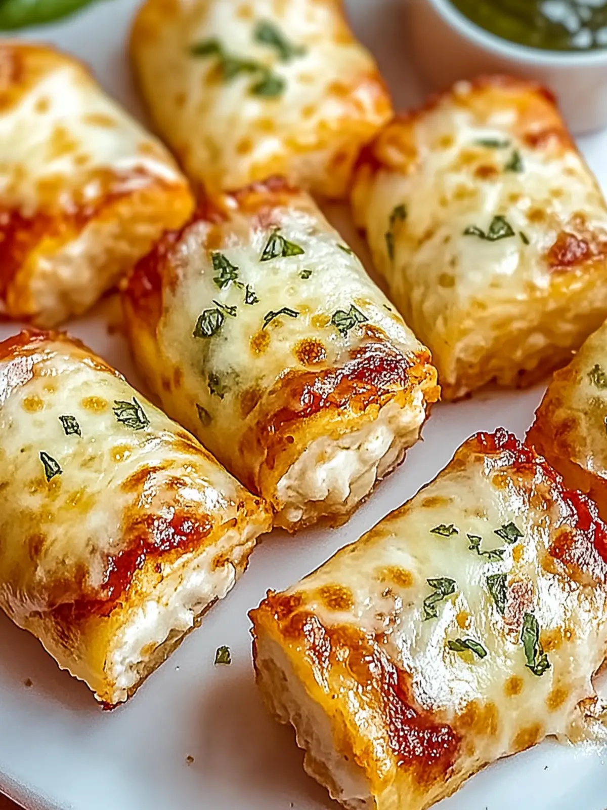 Luftfritteuse Pizza-Rollen für den perfekten Snack