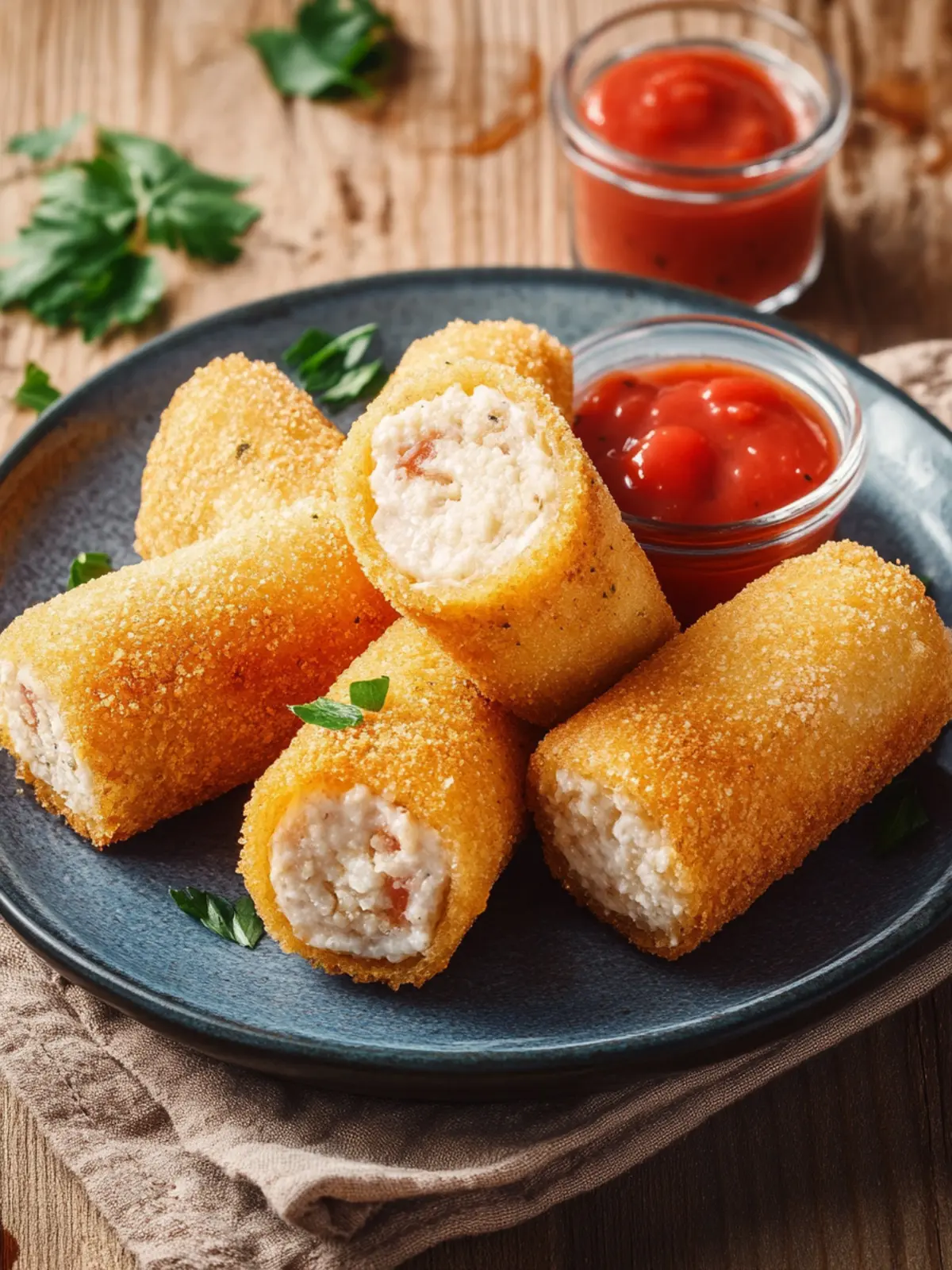 Filled pancake rolls like at grandma's