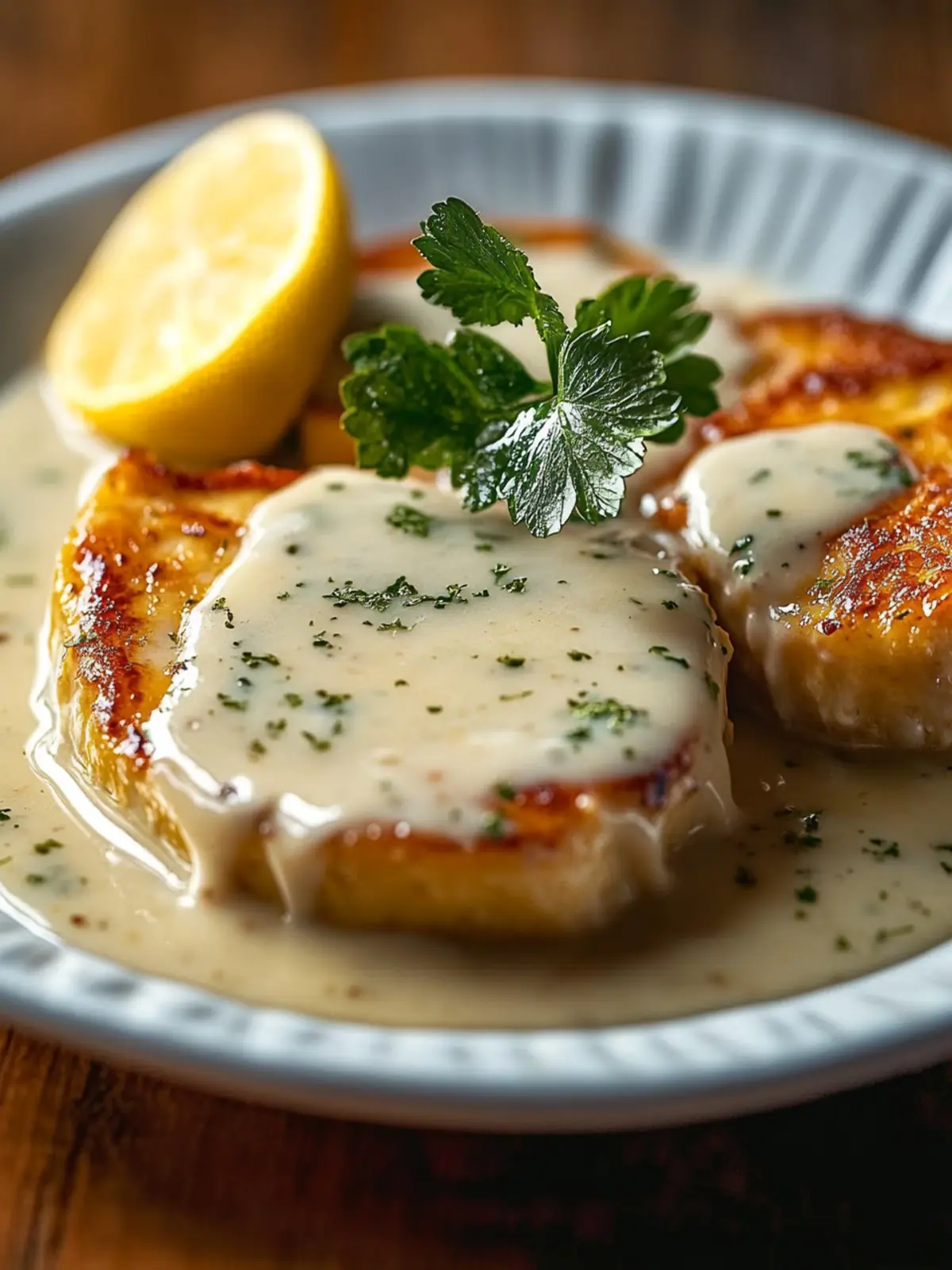 Hähnchenfilet in cremiger Knoblauchsauce ein Blitzgericht in 20 Minuten