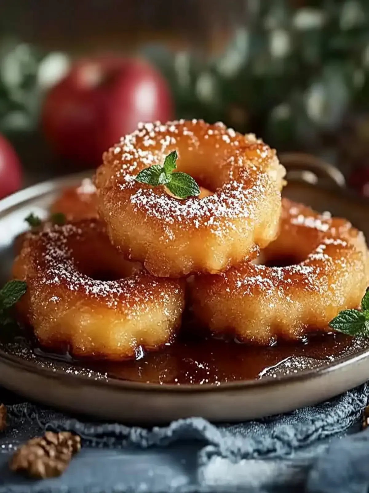 Airfryer Apfelringe mit Zimt