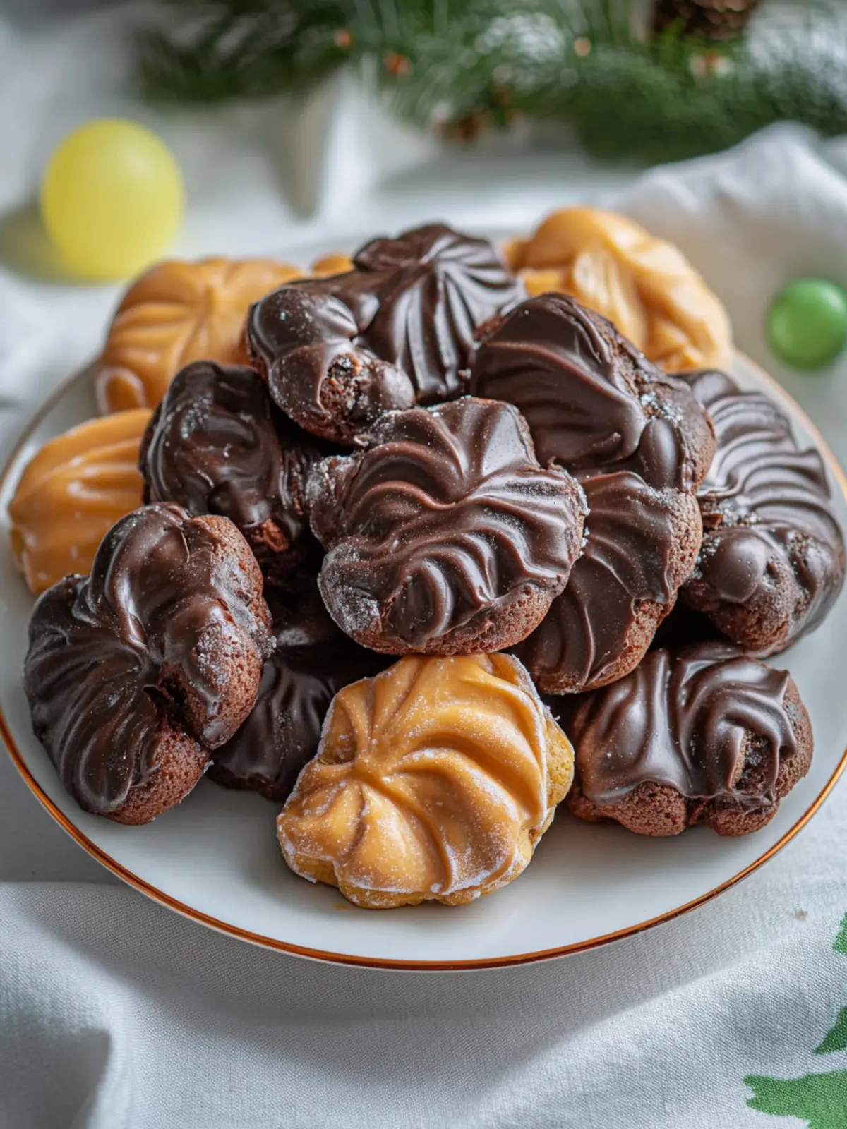 Schokoladen Spritzgebäck