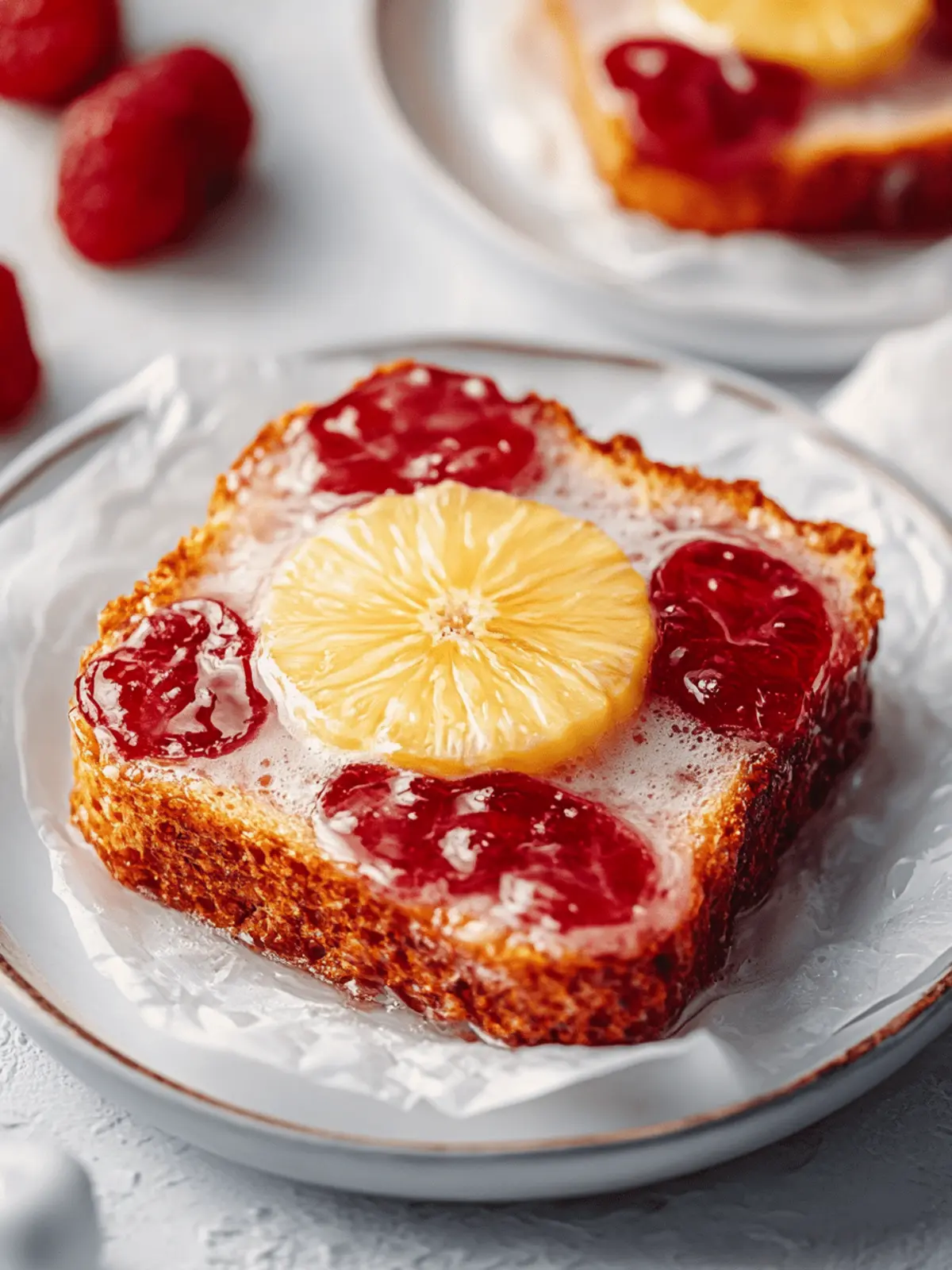 Toast Hawaii aus der Heißluftfritteuse